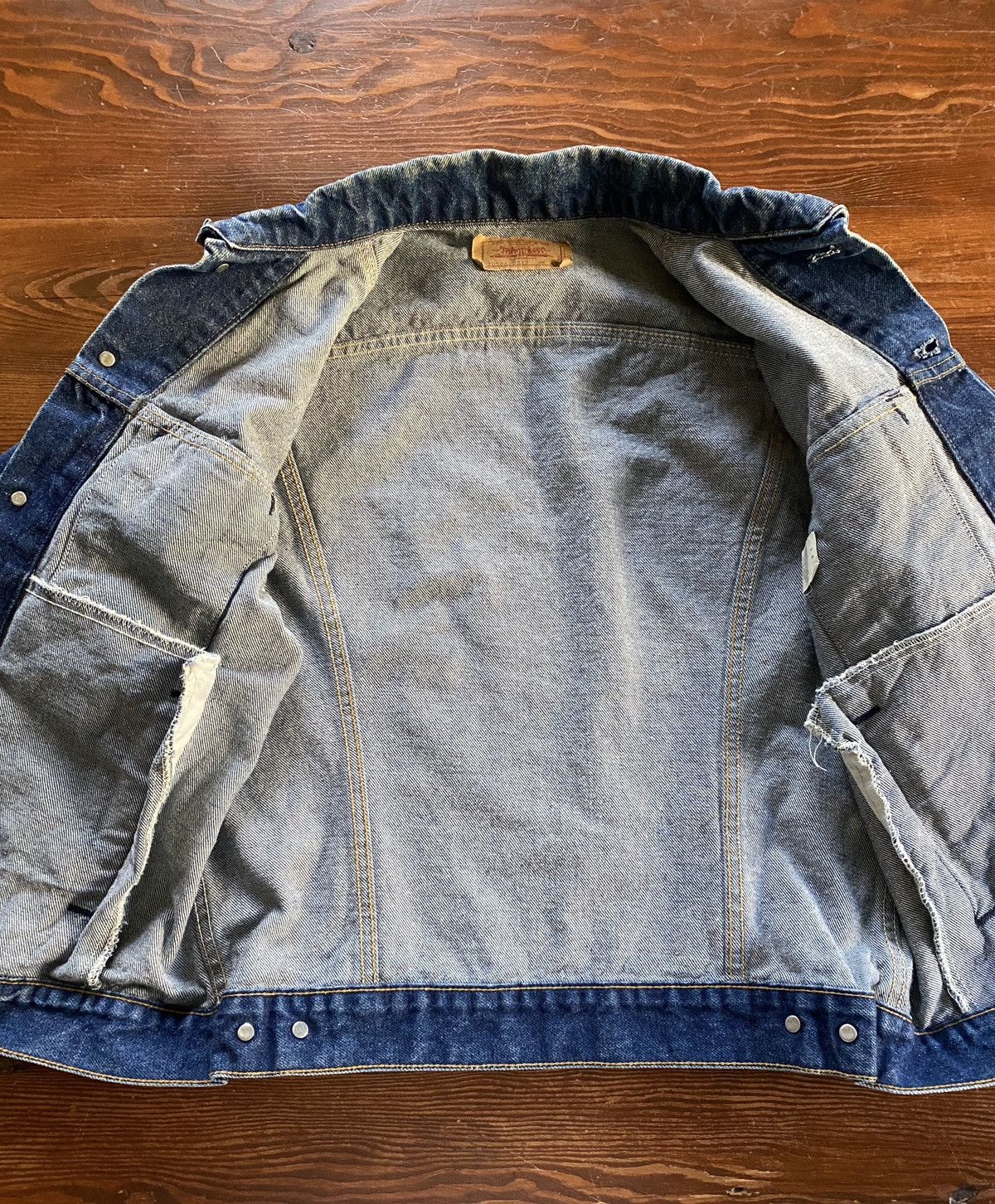 Levi's Vintage 80’s Levi’s Denim Trucker Jean Jacket Short Size US M / EU 48-50 / 2 - 11 Thumbnail