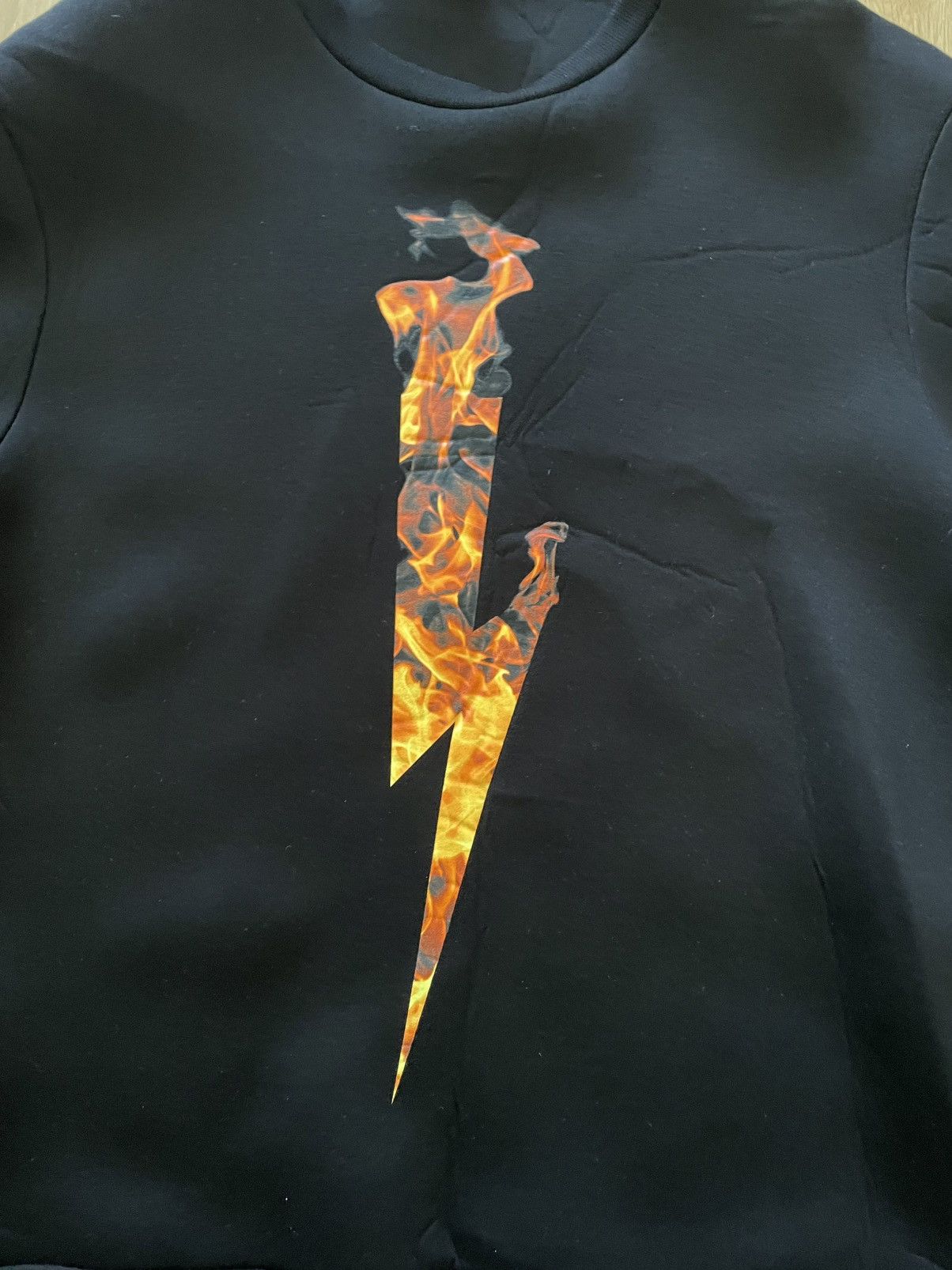 Neil Barrett Neil Barrett Men’s Flame Thunderbolt Sweatshirt Size US XL / EU 56 / 4 - 2 Thumbnail
