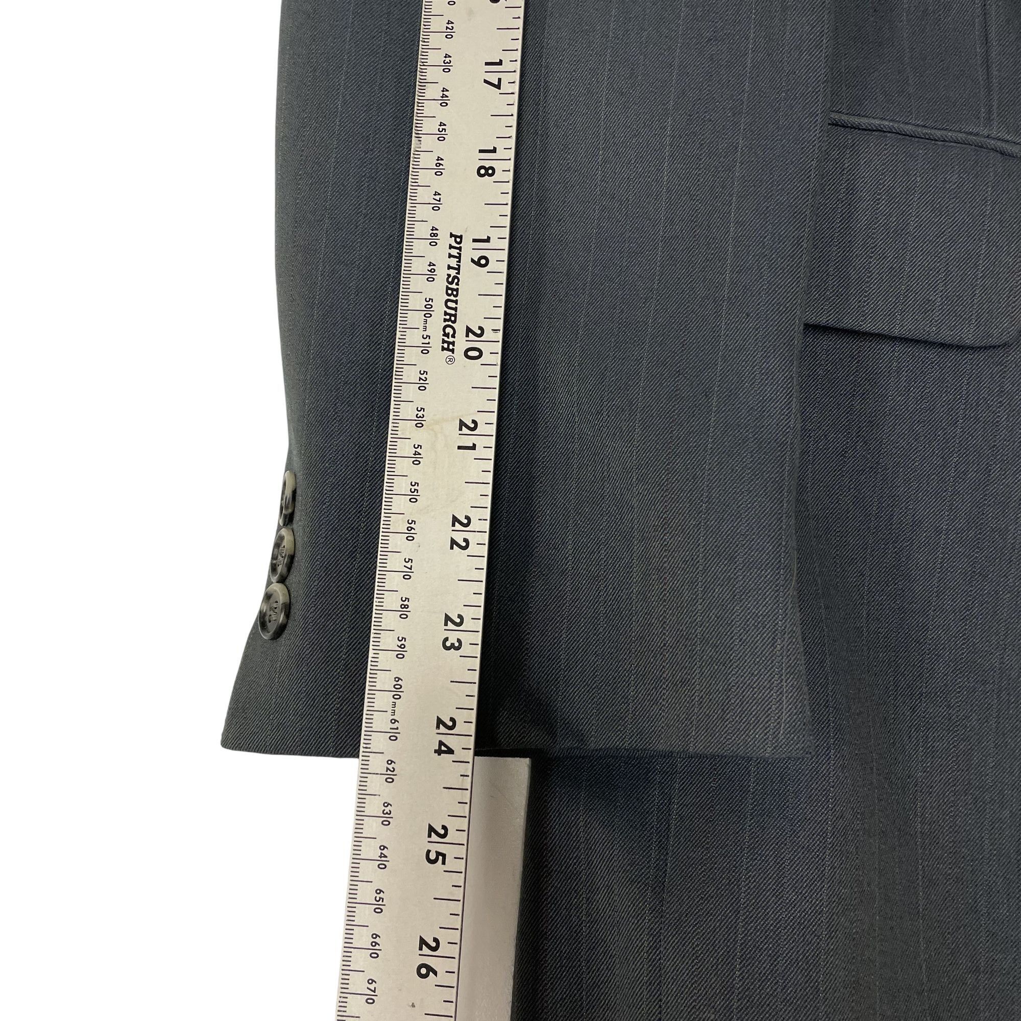 Other NWT NEW NoS Vtg Webster Sport Coat CHALK Stripe Jacket Size 42R - 10 Thumbnail