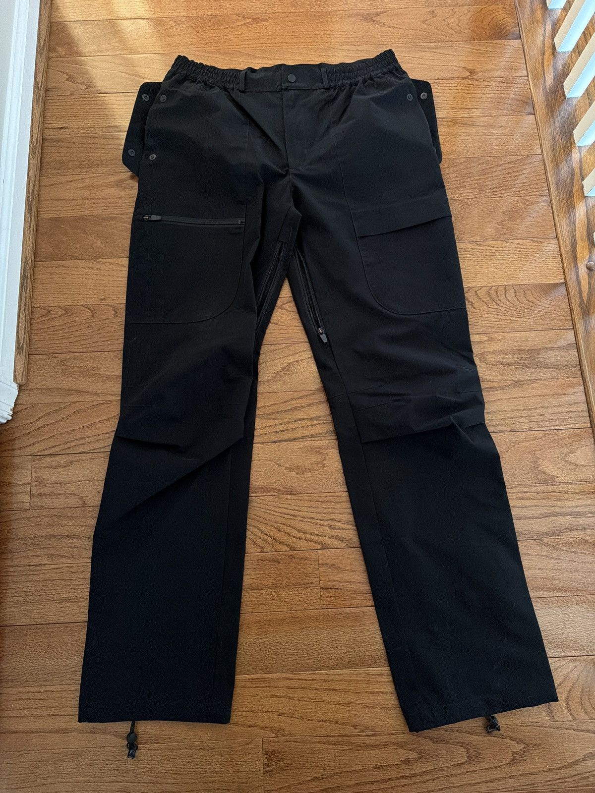 McQ Alexander McQueen Alexander McQueen MCQ Tech Trousers ‘Darkest Black’ Size US 32 / EU 48 - 1 Thumbnail