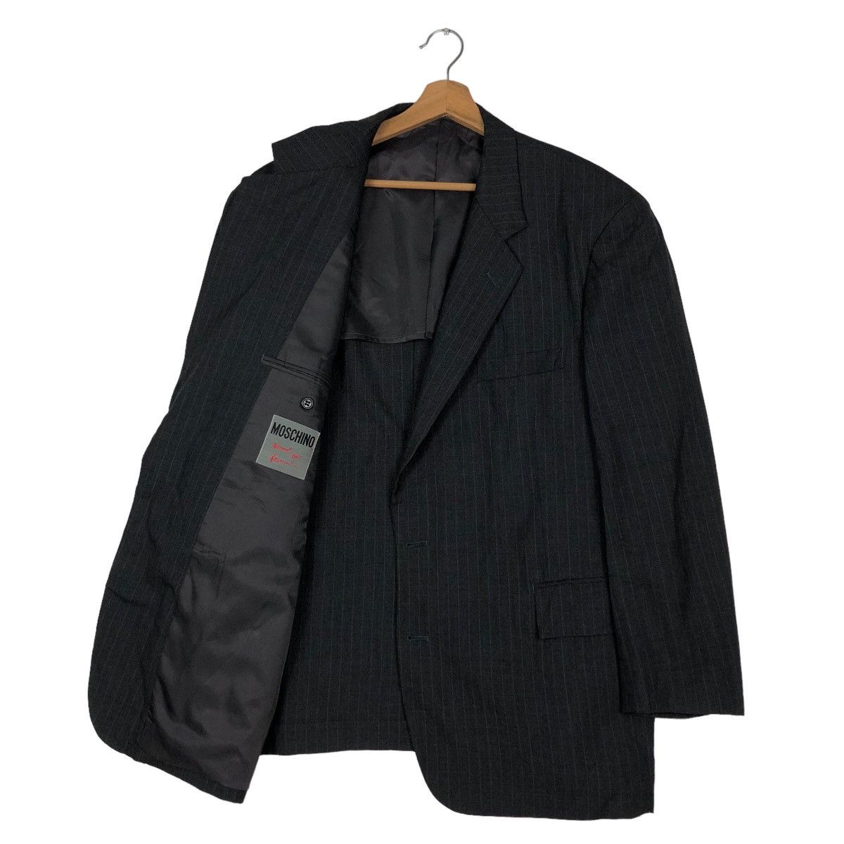 Moschino 🔥Vintage Casual Coats Jacket Moschino Double Collar Size US L / EU 52-54 / 3 - 11 Thumbnail