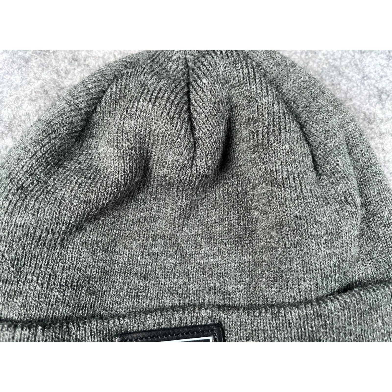 Vintage Spy+ Beanie Adult One Size Gray Knit Hat/Cap Wool Acrylic Polypropylene Blend Est 94 Ski Outdoor Men Style Beanie Summer Fall Winter 90s? Size ONE SIZE - 3 Thumbnail