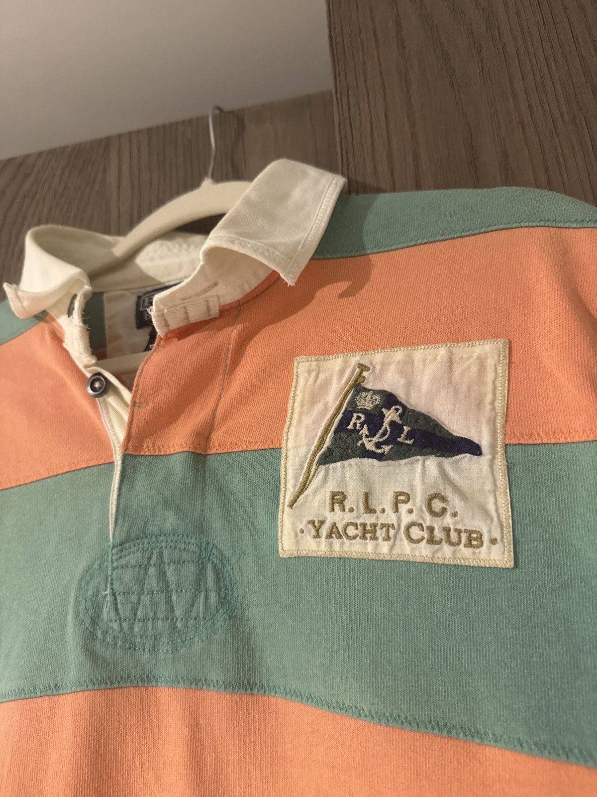 Polo Ralph Lauren Vintage Polo Ralph Lauren Yacht Club Polo Shirt Size US L / EU 52-54 / 3 - 3 Thumbnail