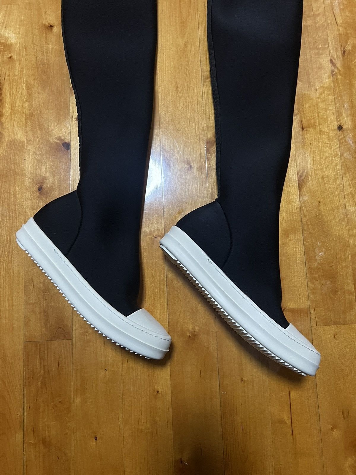 Rick Owens Drkshdw Rick owens drkshdw ramones thigh high stocking sz35 Size US 5 / IT 35 - 7 Thumbnail