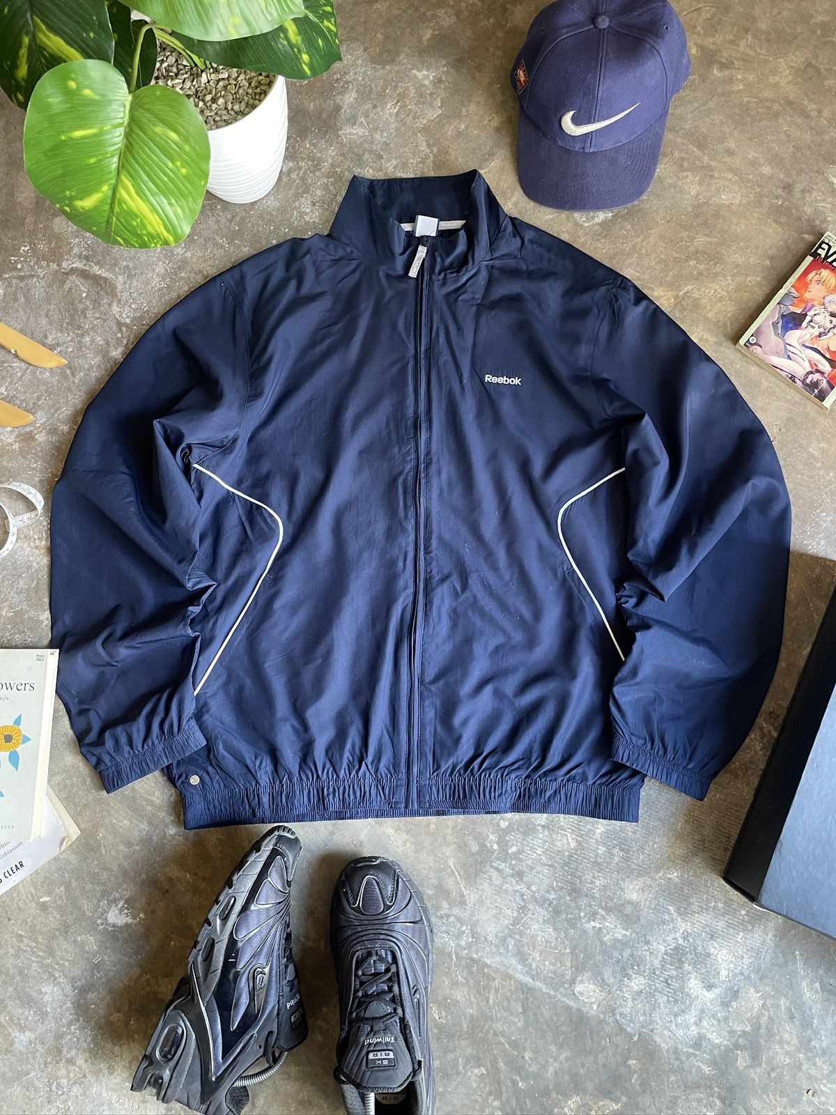 Reebok Vintage 90s Reebok Running Jacket Size US XL / EU 56 / 4 - 1 Thumbnail