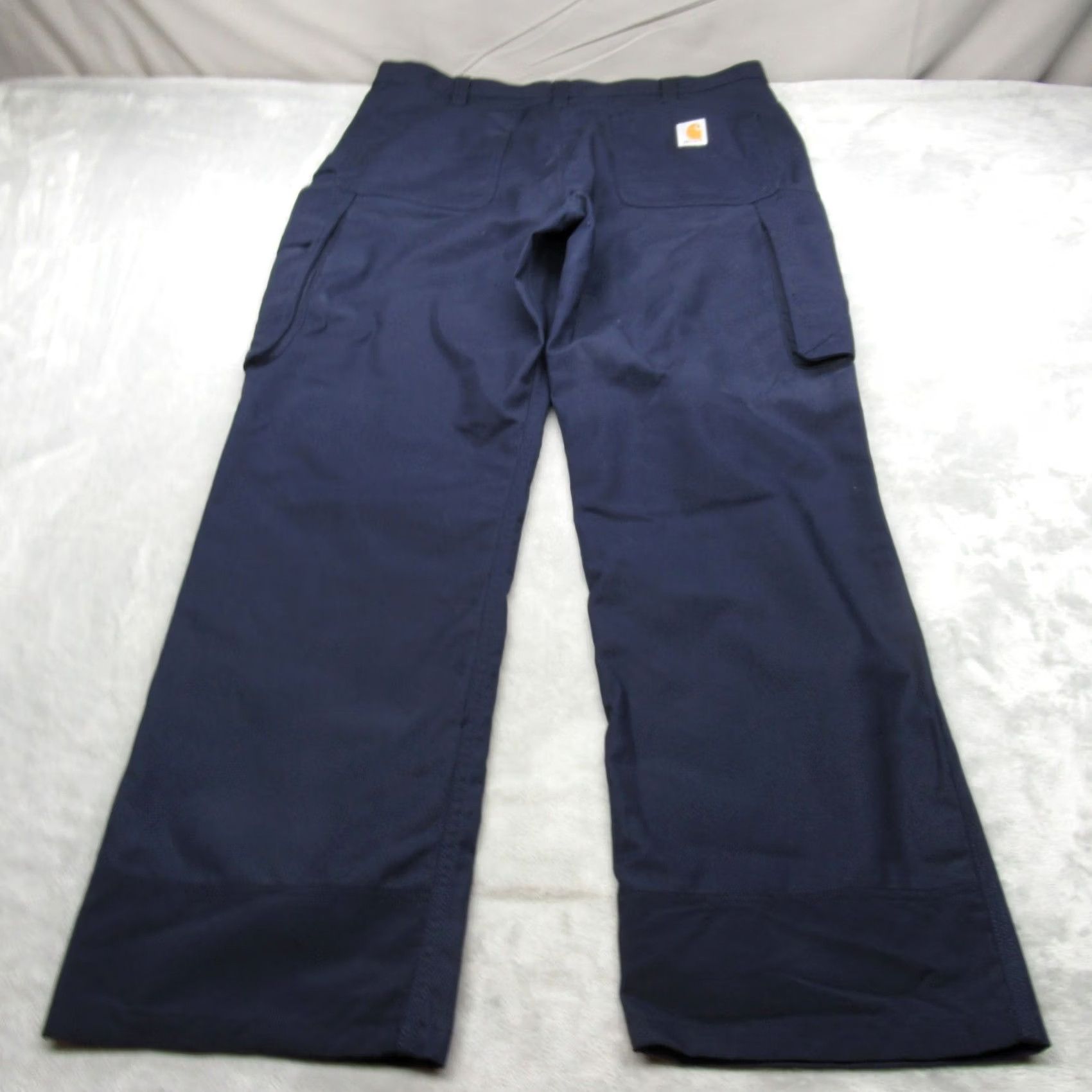 Carhartt Carhartt Pants Mens 36 36x31 Navy Rugged Loose Fit Cargo Pockets Work Bootcut Size US 36 / EU 52 - 3 Thumbnail