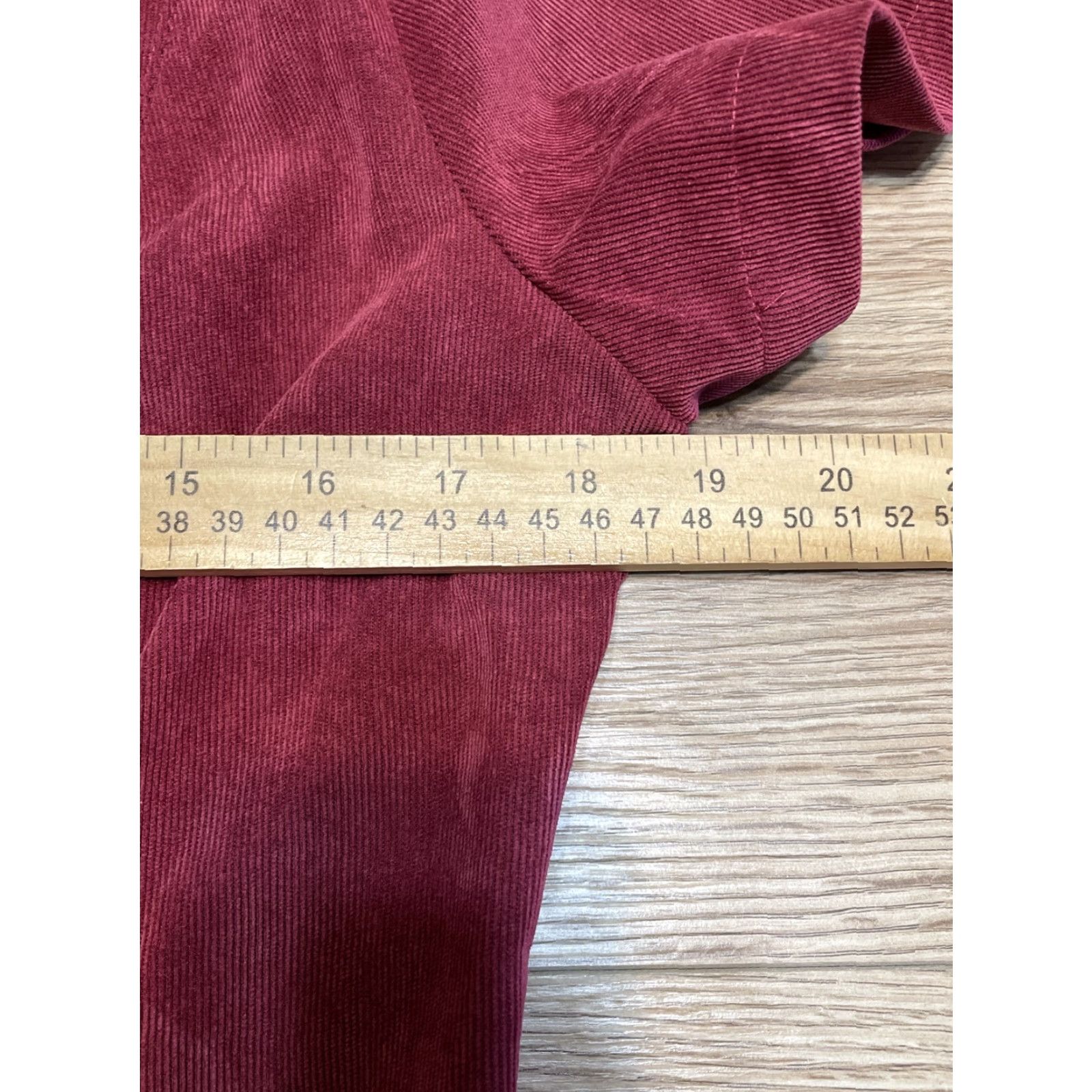 Hope Hope & Harlow Dress Red Corduroy Front Zip SZ 10 Size L / US 10 / IT 46 - 7 Thumbnail