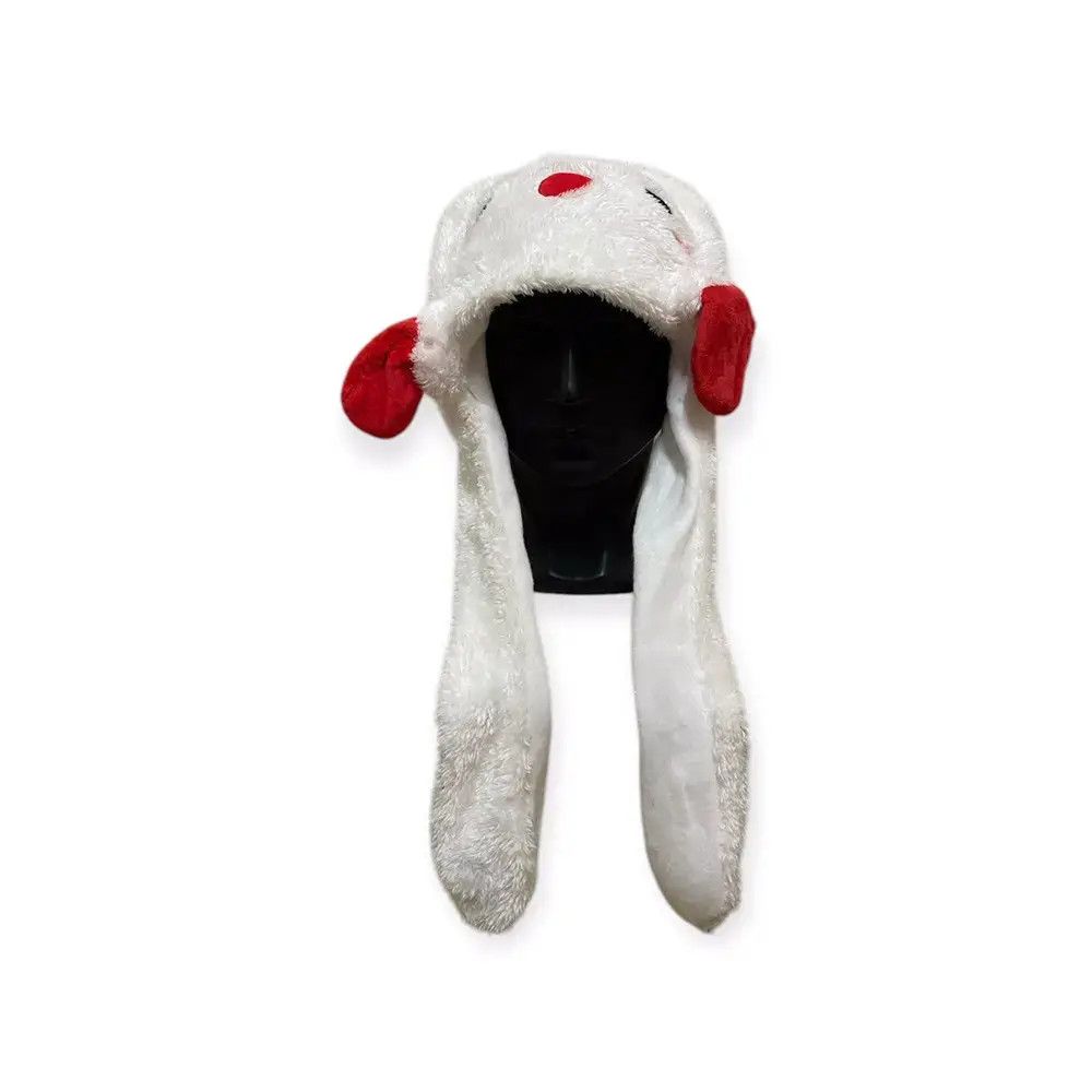 Japanese Brand Cartoon Bunny Horn Beanie Hat Size ONE SIZE - 1 Thumbnail