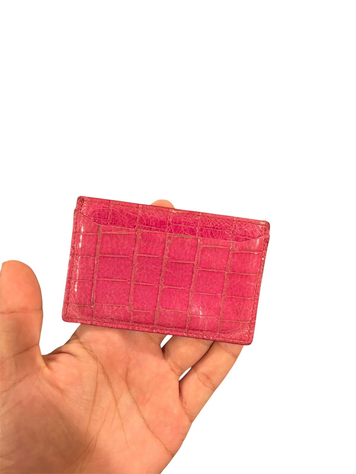 Miu Miu embossed croc leather cardcase Size ONE SIZE - 3 Thumbnail
