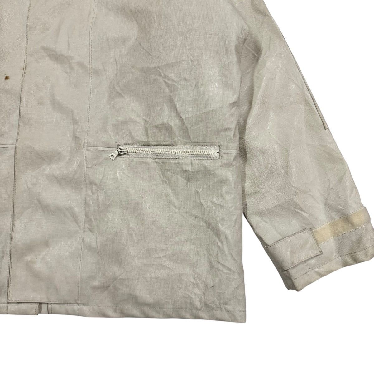 A.P.C. Vtg✨A.P.C Pvc Poly Multipocket Military Waterproof Jacket Size US M / EU 48-50 / 2 - 10 Thumbnail