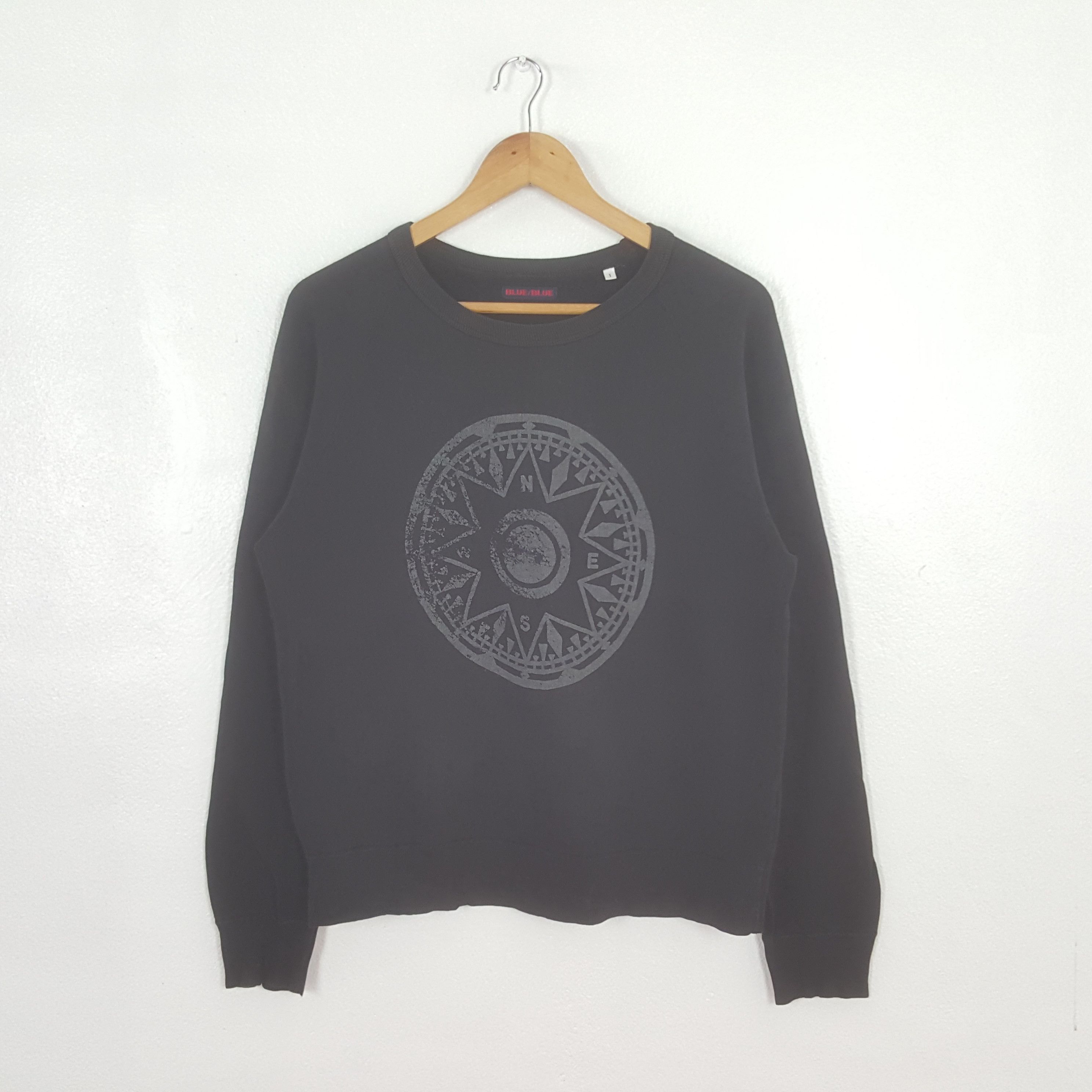 Blue Blue Japan Vintage Blue Blue Japan Sweatshirt C317N22 Size US S / EU 44-46 / 1 - 1 Thumbnail