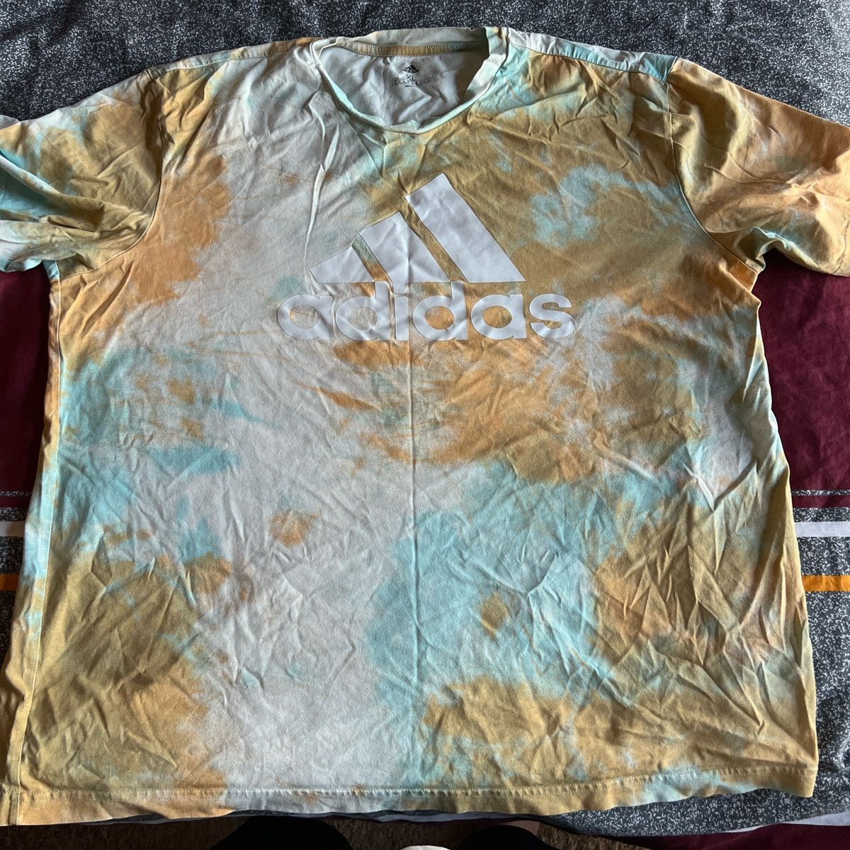 Adidas Tie Dye Adidas shirt Size US XL / EU 56 / 4 - 1 Thumbnail