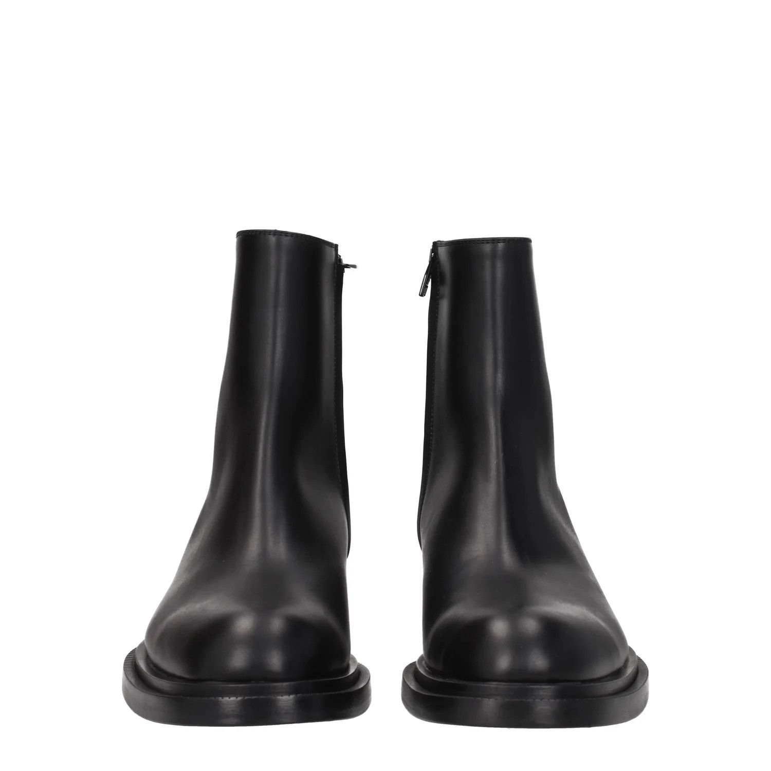 Alexander McQueen ob1o1e0225 Leather Ankle Boots in Black Size US 9.5 / EU 42-43 - 3 Thumbnail