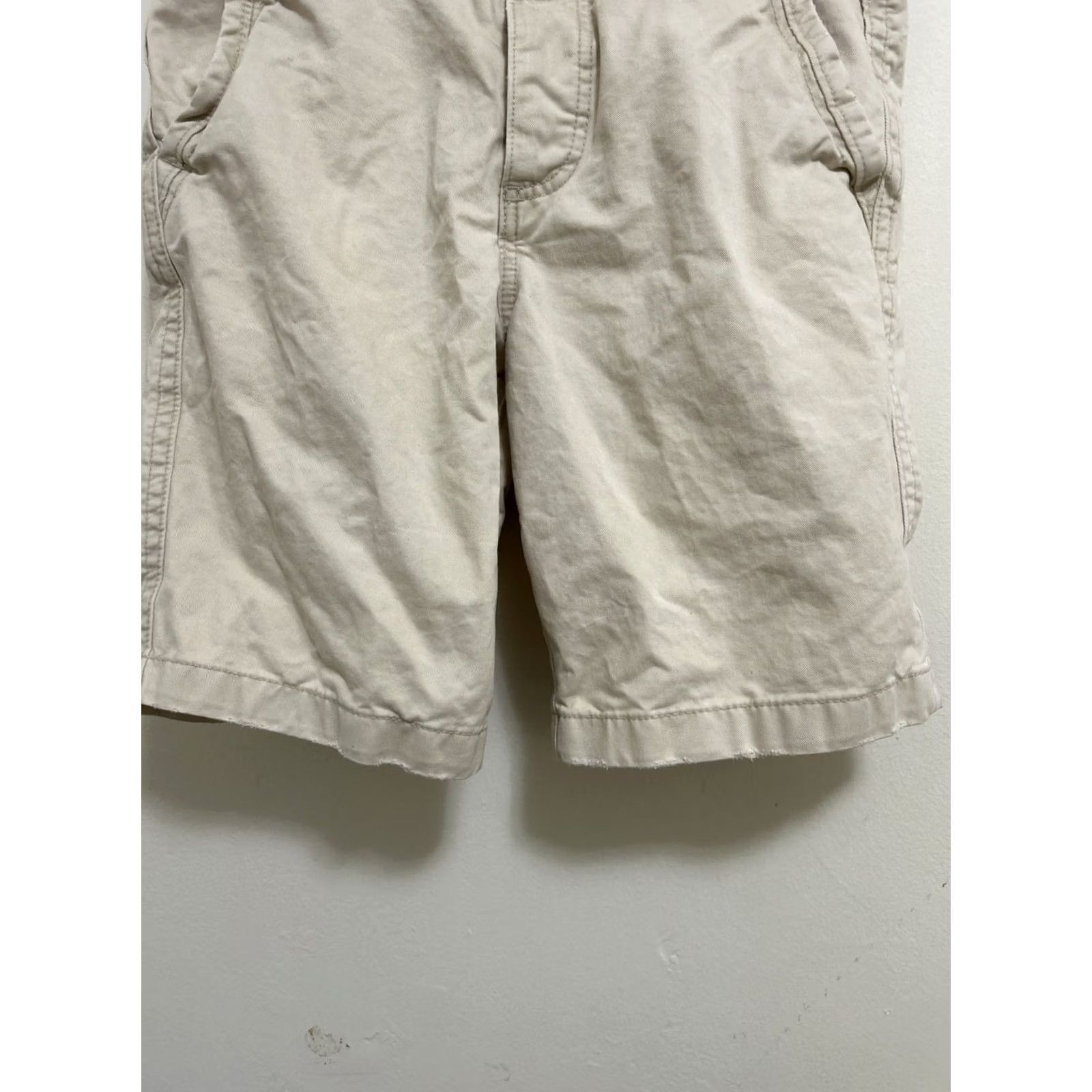 Abercrombie & Fitch Abercrombie & Fitch Shorts Mens 32 Beige Brown Chino Flat Front Bermuda Twill Button Slash Pockets Casual Travel Regular Cotton Size US 32 / EU 48 - 3 Thumbnail