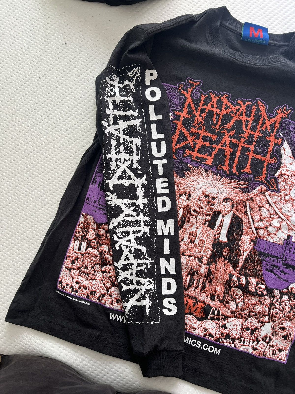 Online Ceramics Napalm Death longsleeve Size US M / EU 48-50 / 2 - 2 Thumbnail