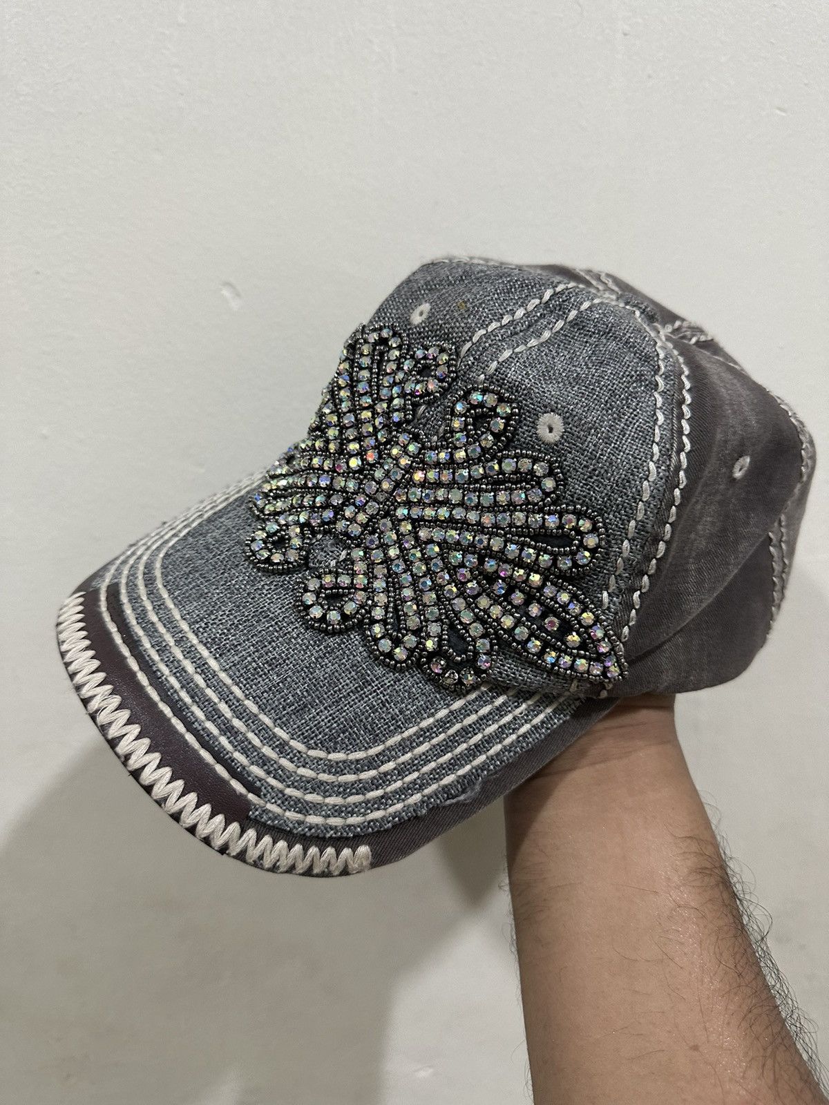 Other × Vintage Rare Olive & Pique Swarovski Hat Size ONE SIZE - 1 Thumbnail