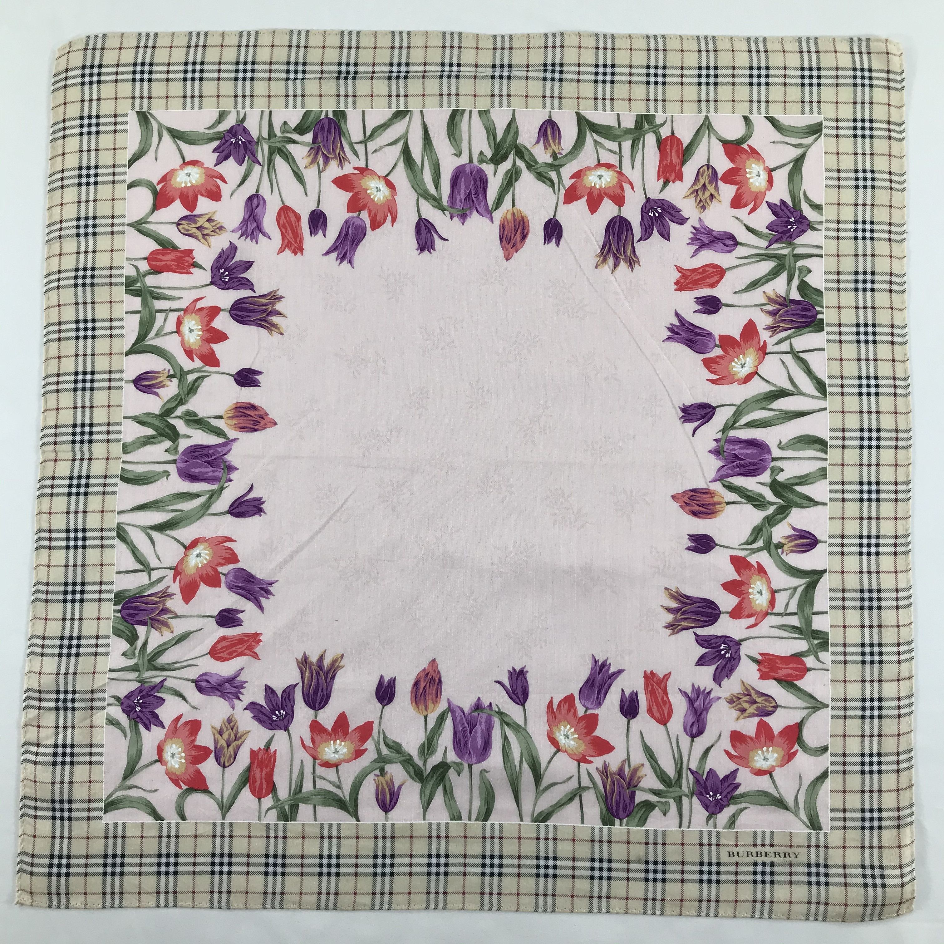 Burberry × Vintage Burberry Handkerchief / Neckerchief / Bandana Size ONE SIZE - 3 Thumbnail
