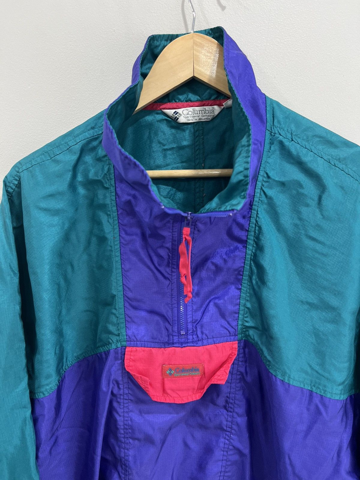 Columbia Vintage Columbia Windbreaker Jacket Size US XL / EU 56 / 4 - 3 Thumbnail