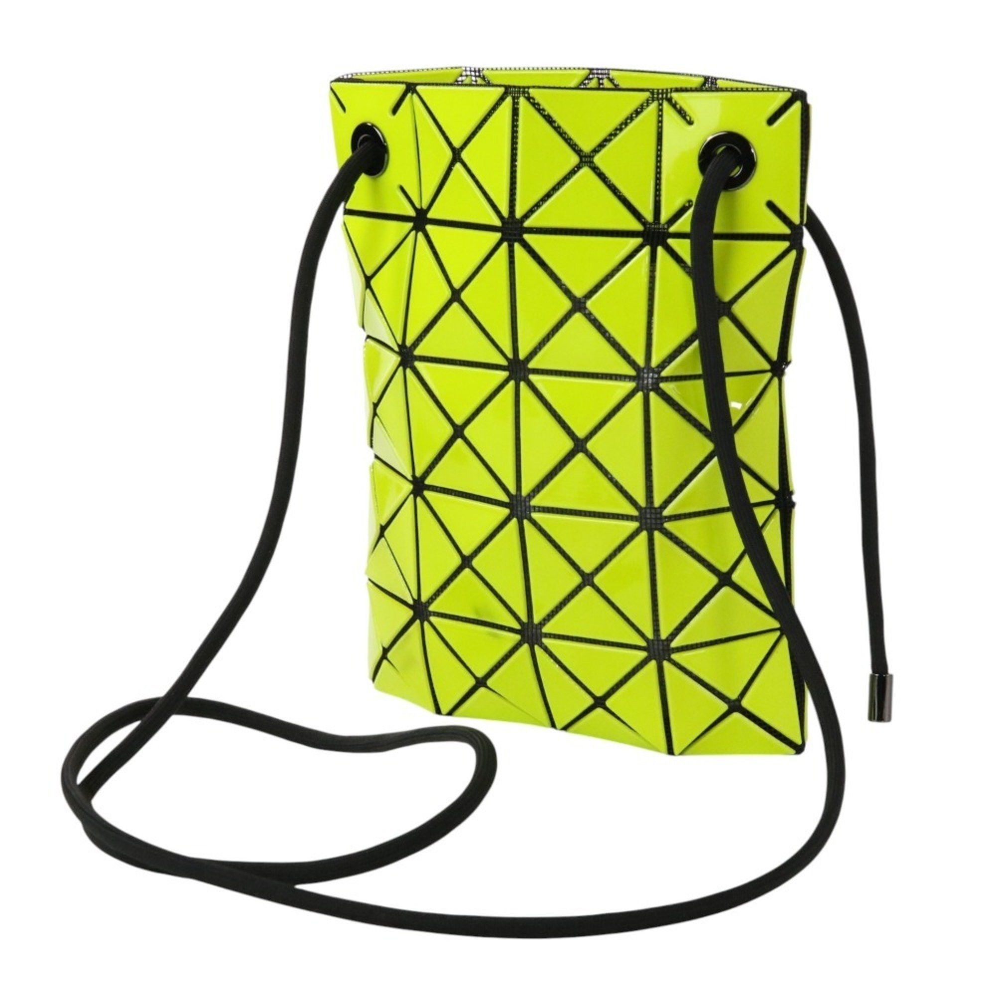 Issey Miyake Bao Prism Pochette Crossbody Shoulder Bag Bb91-Ag921-52 Yellow Women's