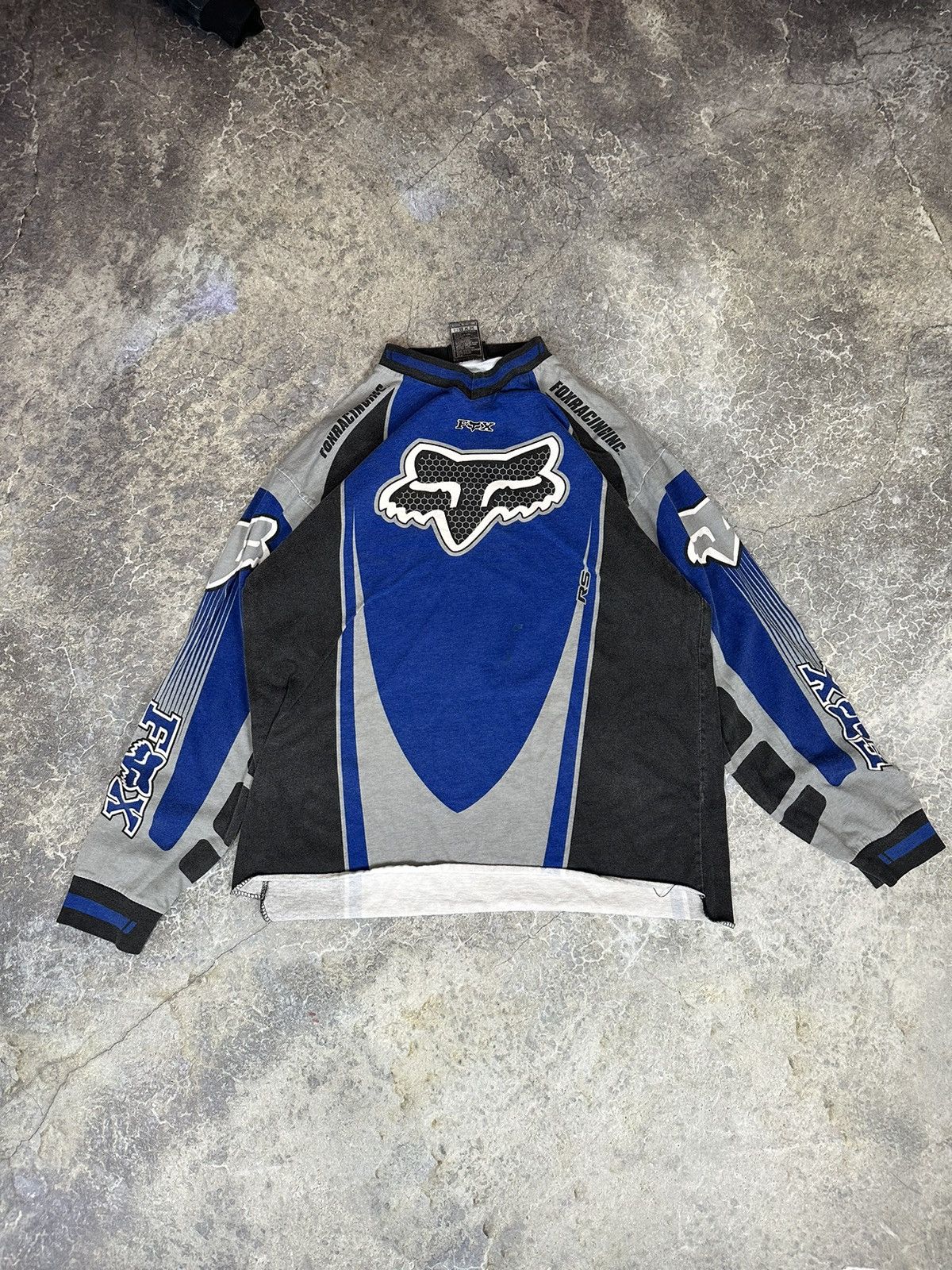 Gear For Sports Vintage 90s Motocross Fox Racing Image Jersey Cotton, Grailed