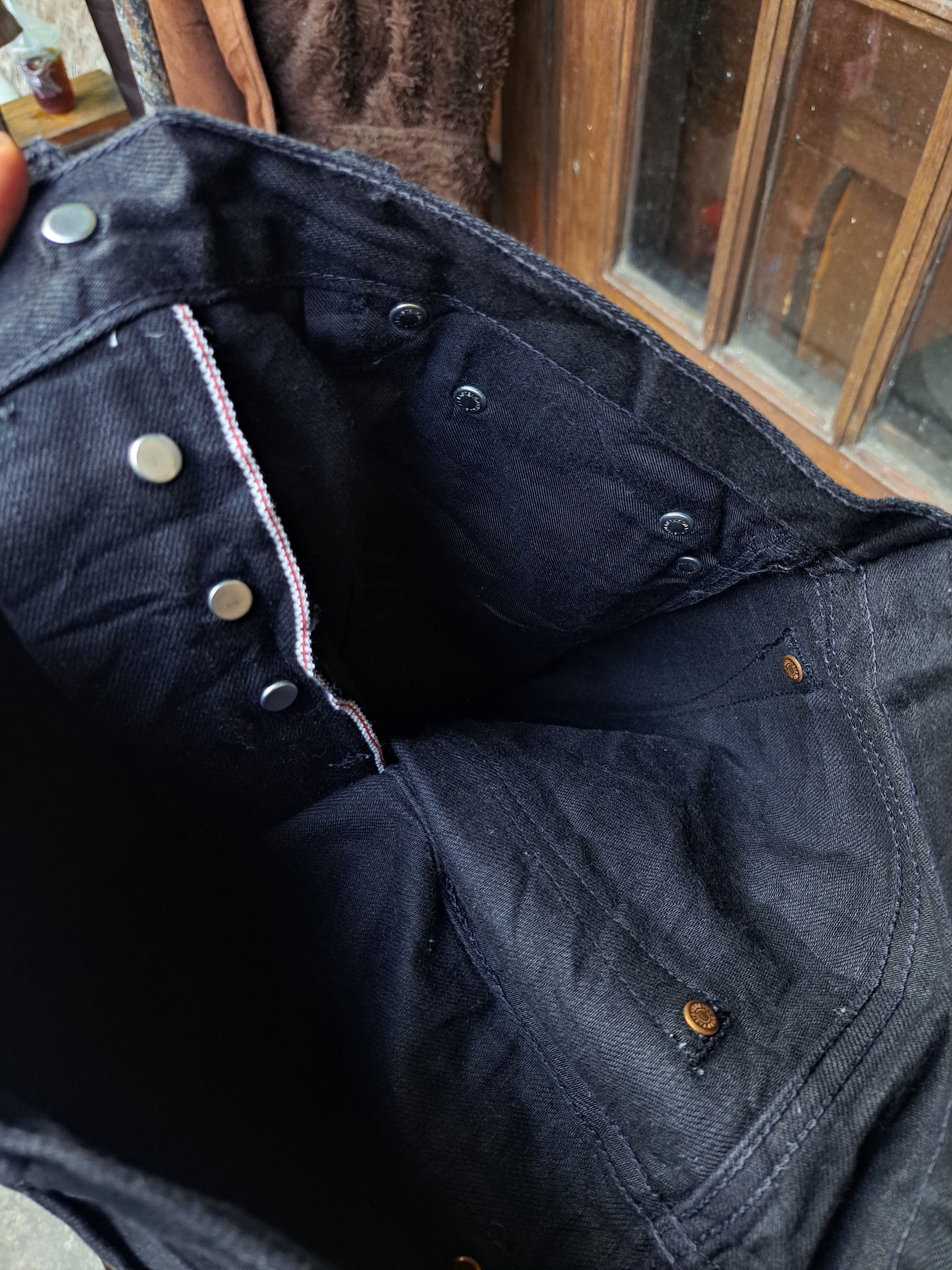 Japanese Brand Fire Service Japan Denim Selvedge Skinny Cut Sz 30 Size US 30 / EU 46 - 9 Thumbnail