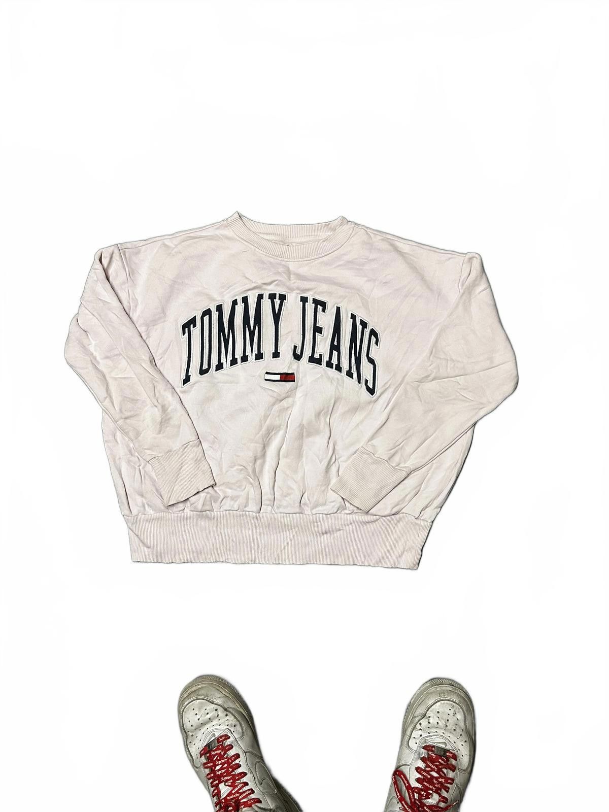 Tommy Jeans Tommy Jeans Vintage Cropped Sweatshirt Size S / US 4 / IT 40 - 2 Thumbnail