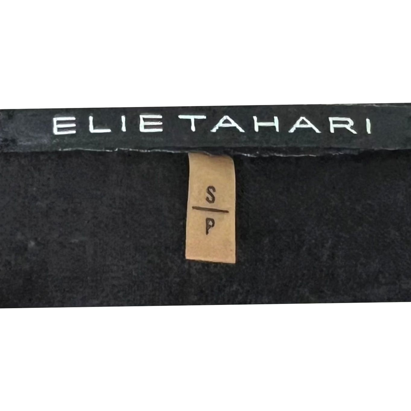 Elie Tahari VINTAGE Elie Tahari Black Dress Long Sleeve Drawstring Pockets Womens S Dress Casual Shift Size S / US 4 / IT 40 - 6 Thumbnail