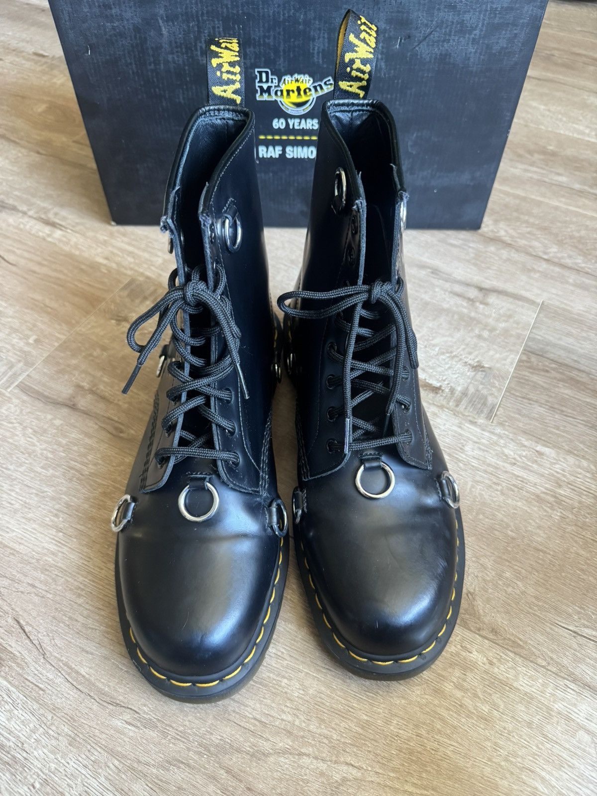 Dr. Martens × Raf Simons 1460 Raf Simon Boots Size US 12 / EU 45 - 3 Thumbnail
