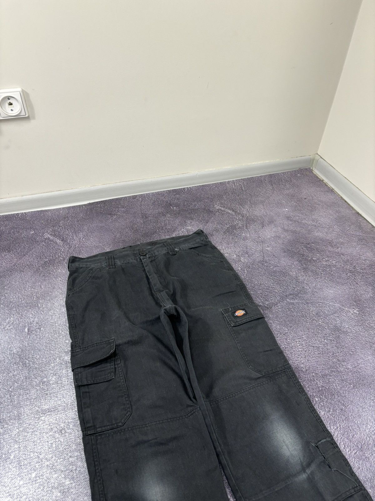 Dickies Vintage Dickies Black Work Y2K Hype Baggy Cargo Pants Size US 34 / EU 50 - 6 Thumbnail