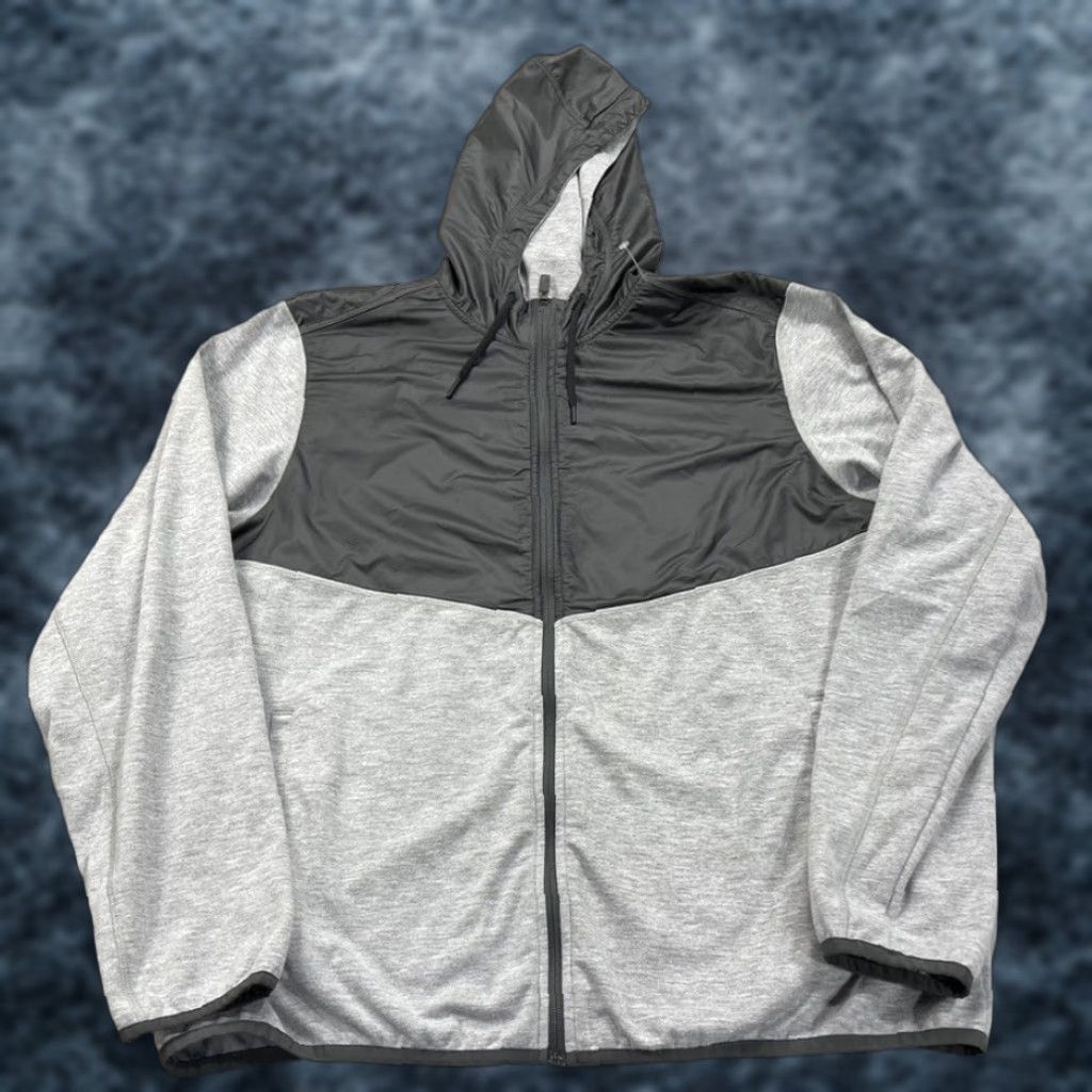 Rhone Rhone Jacket Mens XL Gray Tech Terry Hoodie Hybrid Full Zip Gym Activewear Size US XL / EU 56 / 4 - 1 Thumbnail