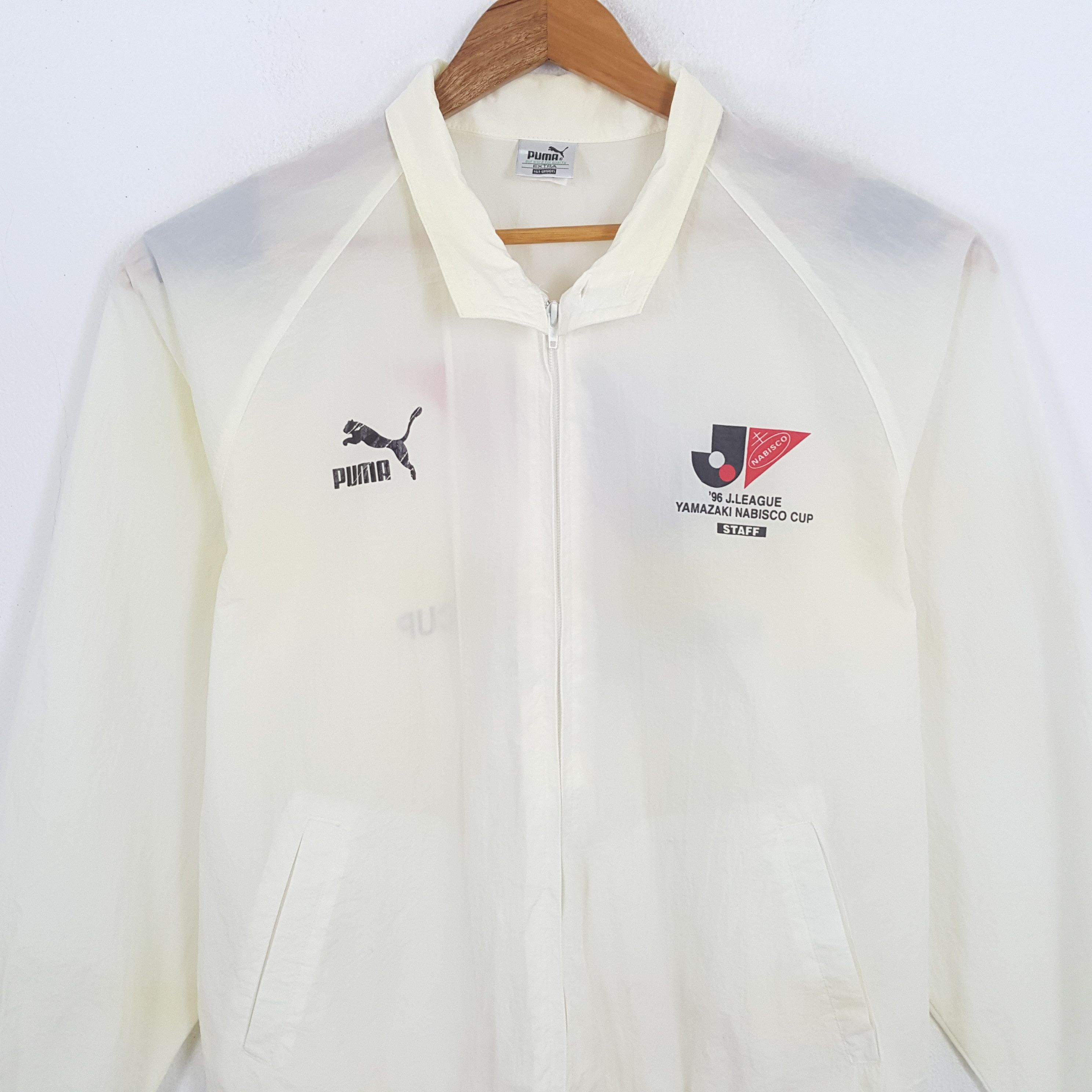 Japanese Brand × Puma × Vintage Vintage PUMA JAPAN LEAGUE 1996 Football Club Jacket Size US L / EU 52-54 / 3 - 4 Thumbnail