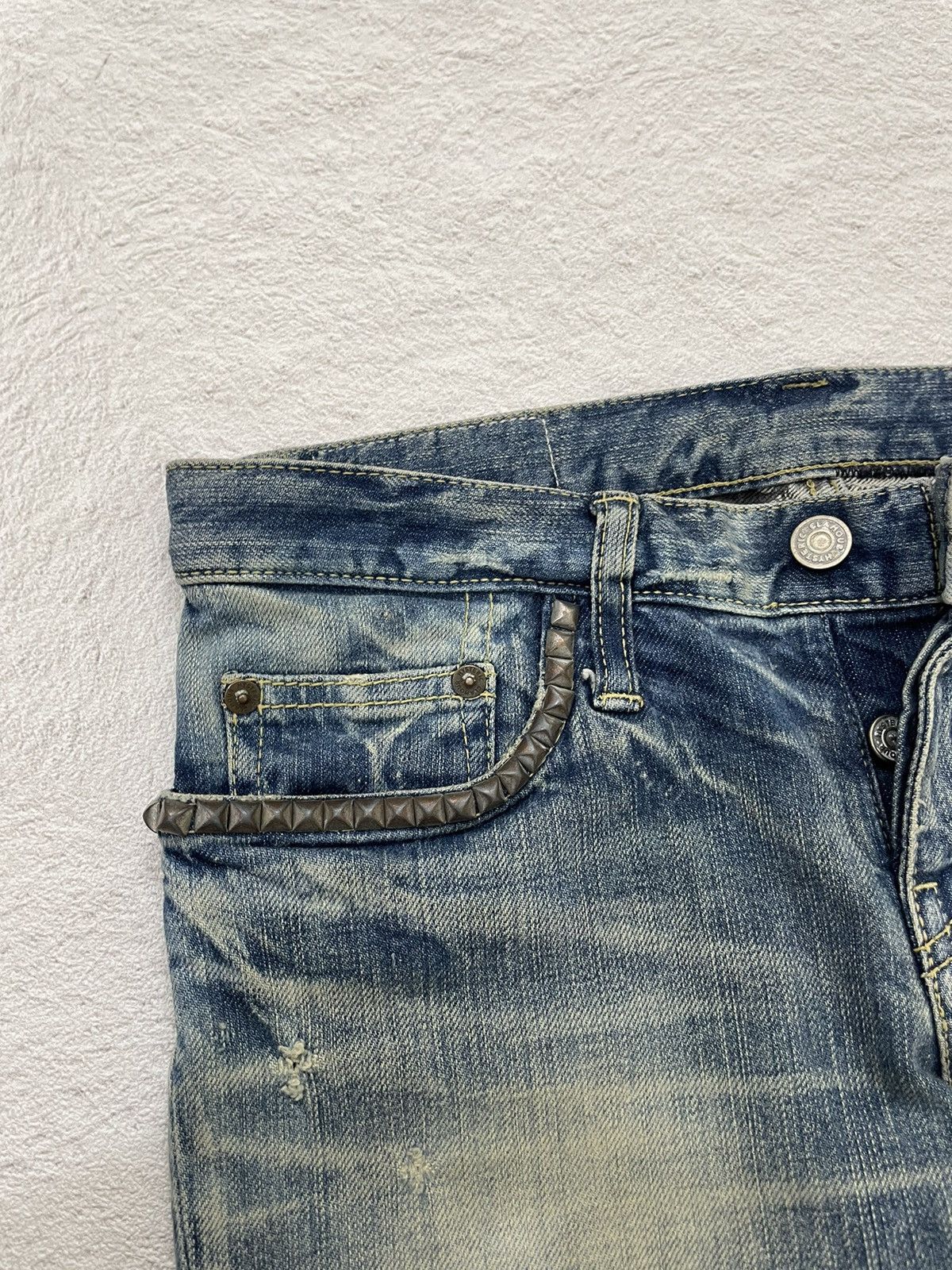 Hysteric Glamour × If Six Was Nine × Le Grande Bleu (L.G.B.) 2000s Hysteric Glamour Girls Destroy Punk denim Size 28" / US 6 / IT 42 - 4 Thumbnail