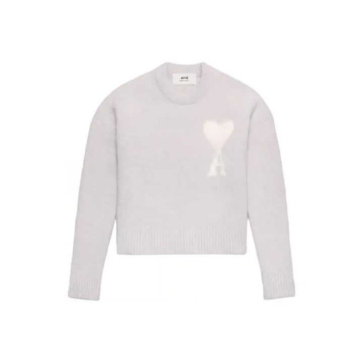 AMI AMIPARIS Cloud Knit Long Sleeve Sweater 0079 Size US S / EU 44-46 / 1 - 1 Thumbnail