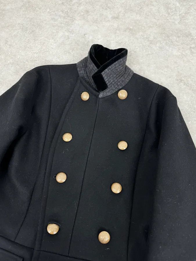 Gucci AW2013 Gucci Black Buttoned Classy Wool Officer Coat Size US M / EU 48-50 / 2 - 7 Thumbnail