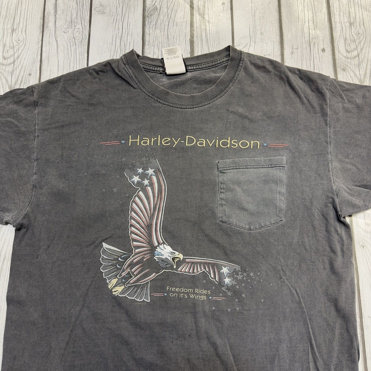Harley Davidson × Vintage Vintage Harley Davidson tee Size US L / EU 52-54 / 3 - 3 Thumbnail