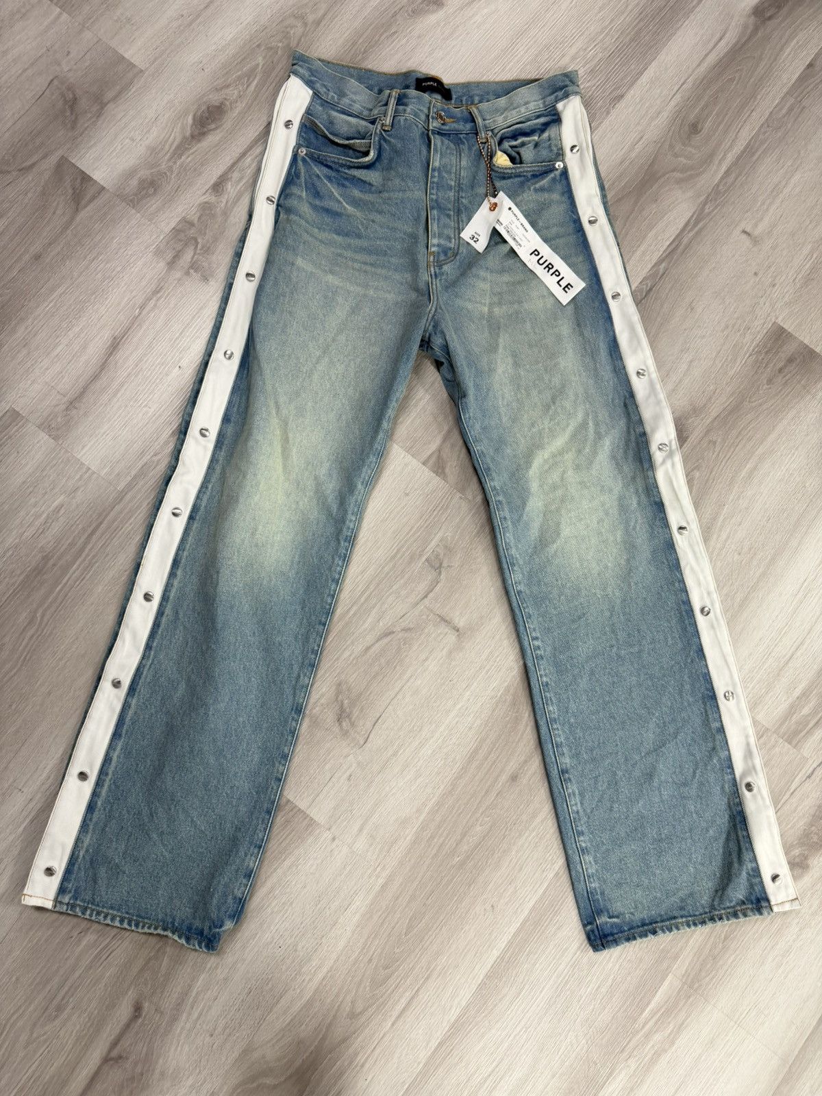Purple Brand Purple Brand Tearaway Snap Jean Size US 32 / EU 48 - 1 Thumbnail