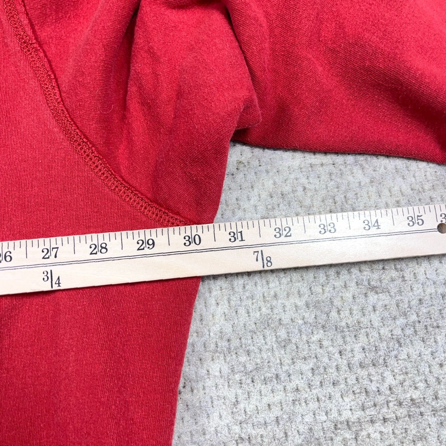 Ralph Lauren VINTAGE Polo Ralph Lauren Hoodie Men 3XL Red Sweatshirt Sweater PRL Y2K Faded Size US XXL / EU 58 / 5 - 6 Thumbnail