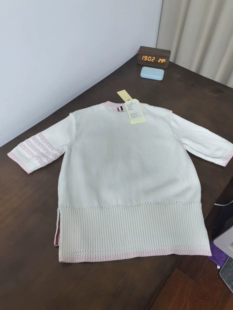 Thom Browne Thom browne Short-sleeved sweater 2505-Nextarrow Size S / US 4 / IT 40 - 5 Thumbnail