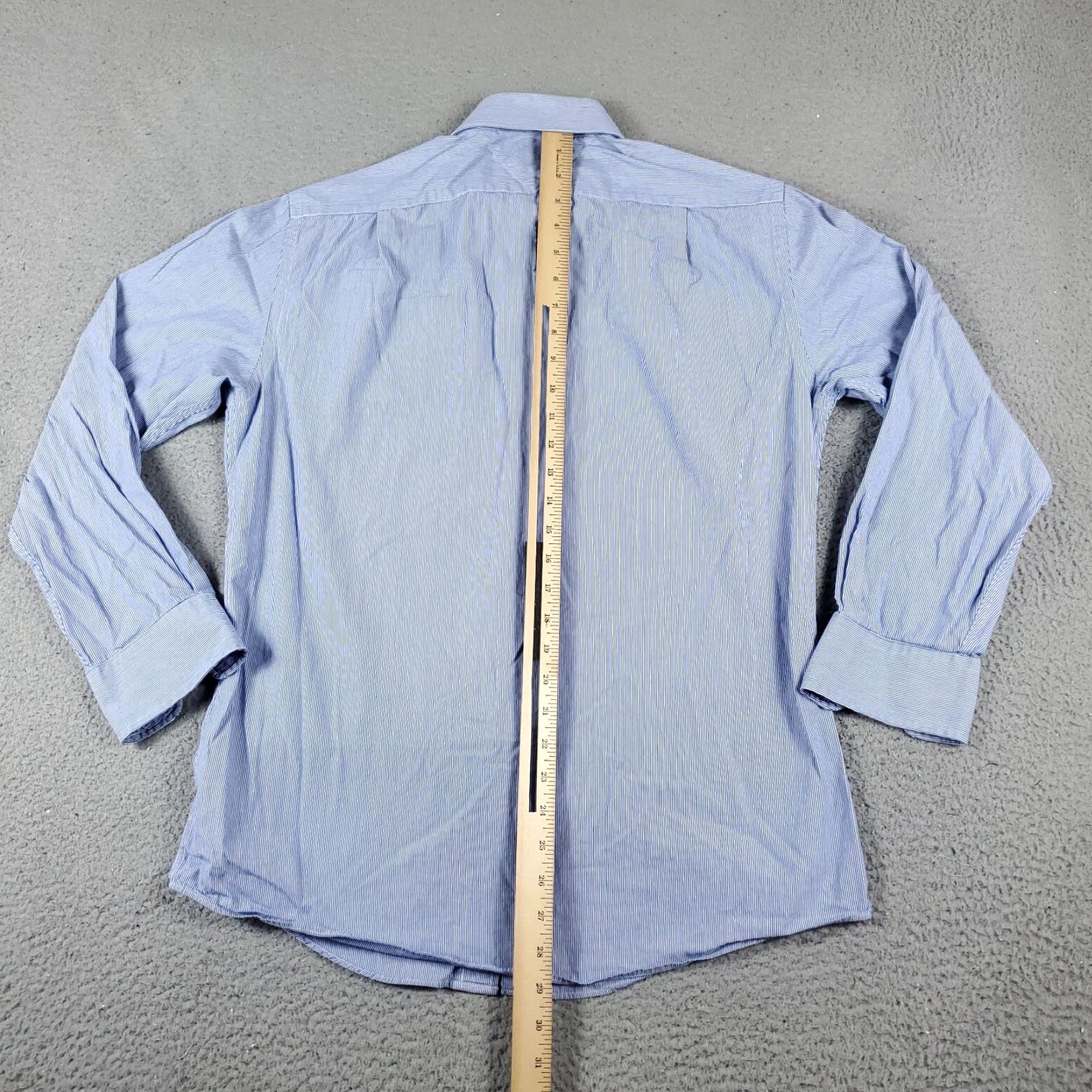 Tommy Hilfiger Tommy Hilfiger Shirt Mens M Blue Striped Button-Up Long Sleeve Casual Shirt - Regular Fit, Cotton, Classic American Brand Men’s Button-Down Size US M / EU 48-50 / 2 - 3 Thumbnail