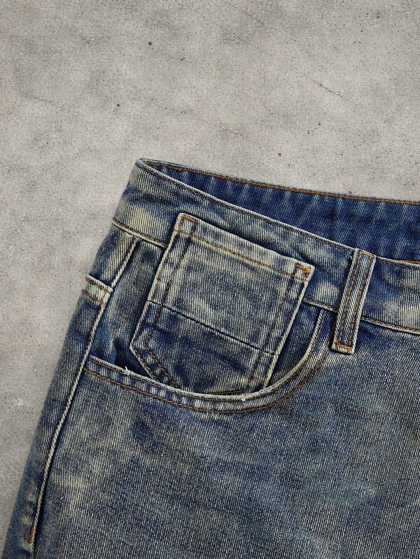 Vintage Washed denim shorts Size US 32 / EU 48 - 4 Thumbnail