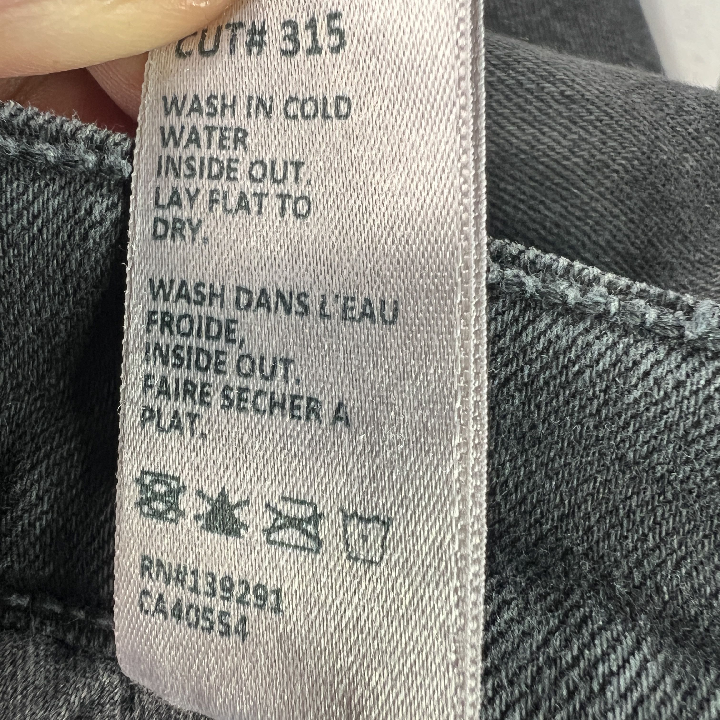 Baldwin Baldwin Jeans Henley Slim Straight Dark Grey Stretch Denim Size US 37 - 9 Thumbnail