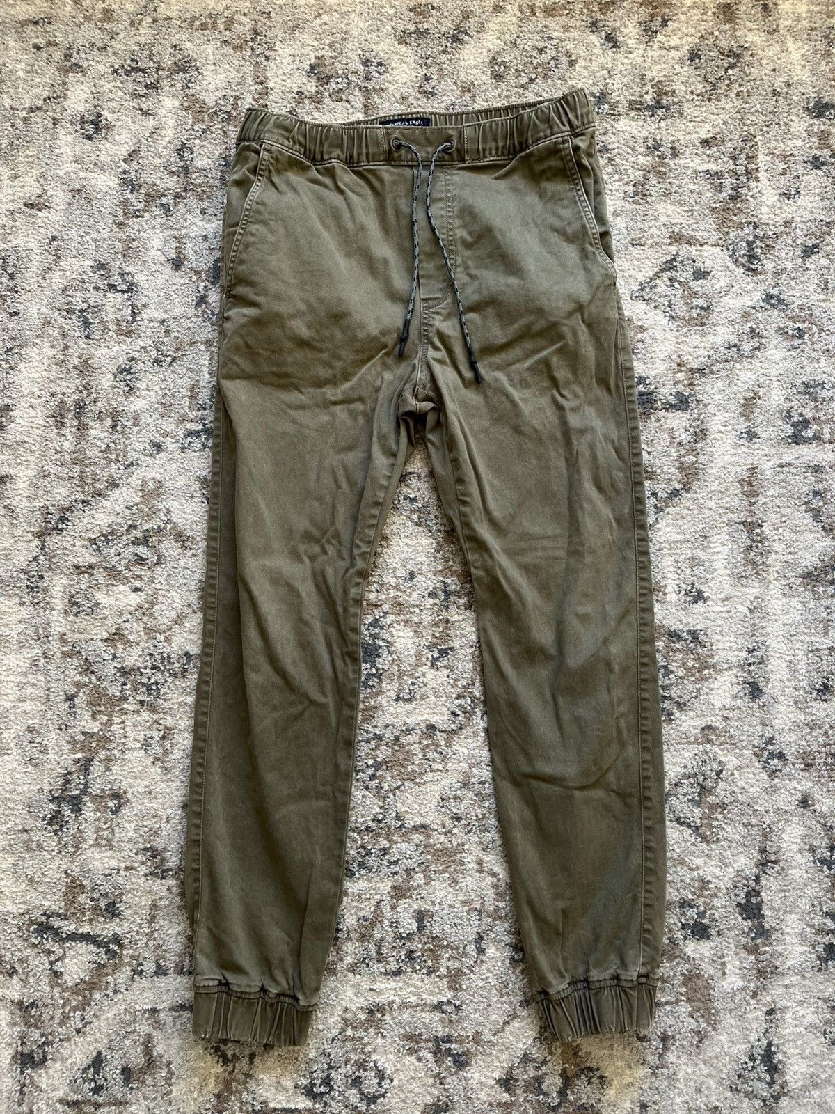 American Eagle Outfitters American Eagle Green Khaki Joggers Youth Small Size US 28 / EU 44 - 1 Thumbnail