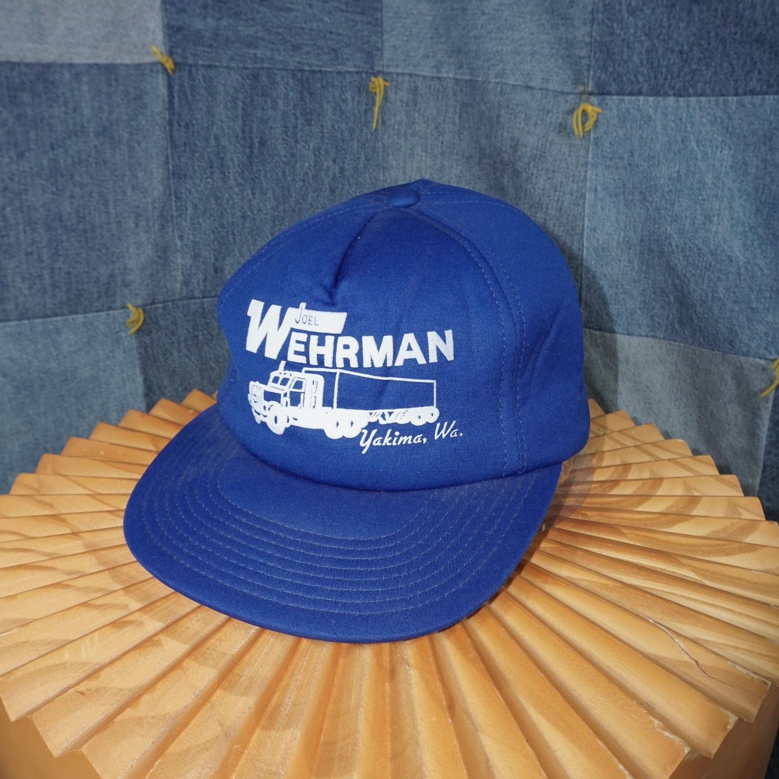 Hanes OSFA - Vintage 80s trucker hat Wehrman Washington hanes hat Size ONE SIZE - 2 Thumbnail
