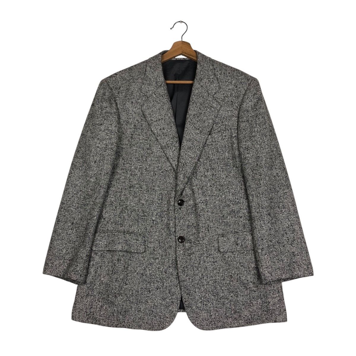 Japanese Brand 📌Vintage Wool Casual Jacket Lanvin Classique Size US M / EU 48-50 / 2 - 2 Thumbnail