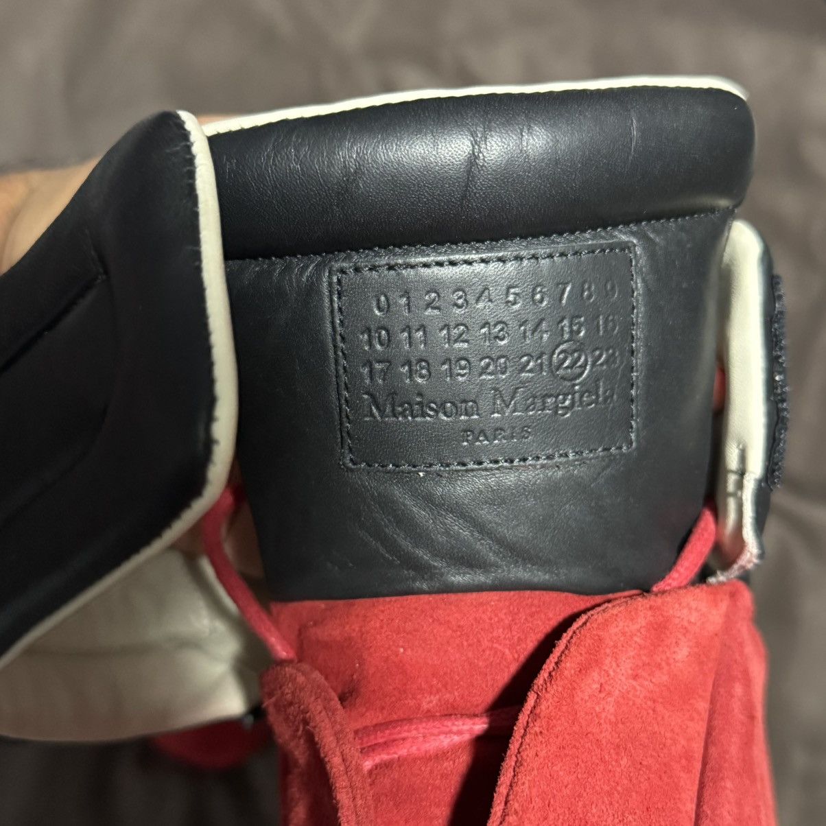 Maison Margiela Maison Margiela Futures Hi-top Red/Black Size US 11 / EU 44 - 5 Thumbnail