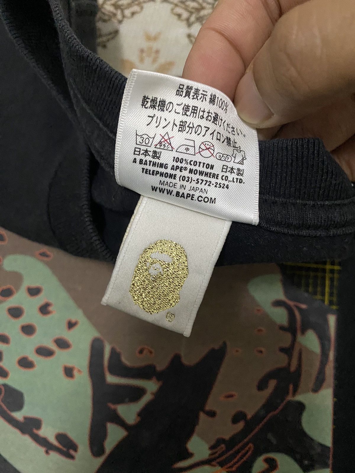 Bape Bape camo grid soldier tee Size US S / EU 44-46 / 1 - 9 Thumbnail