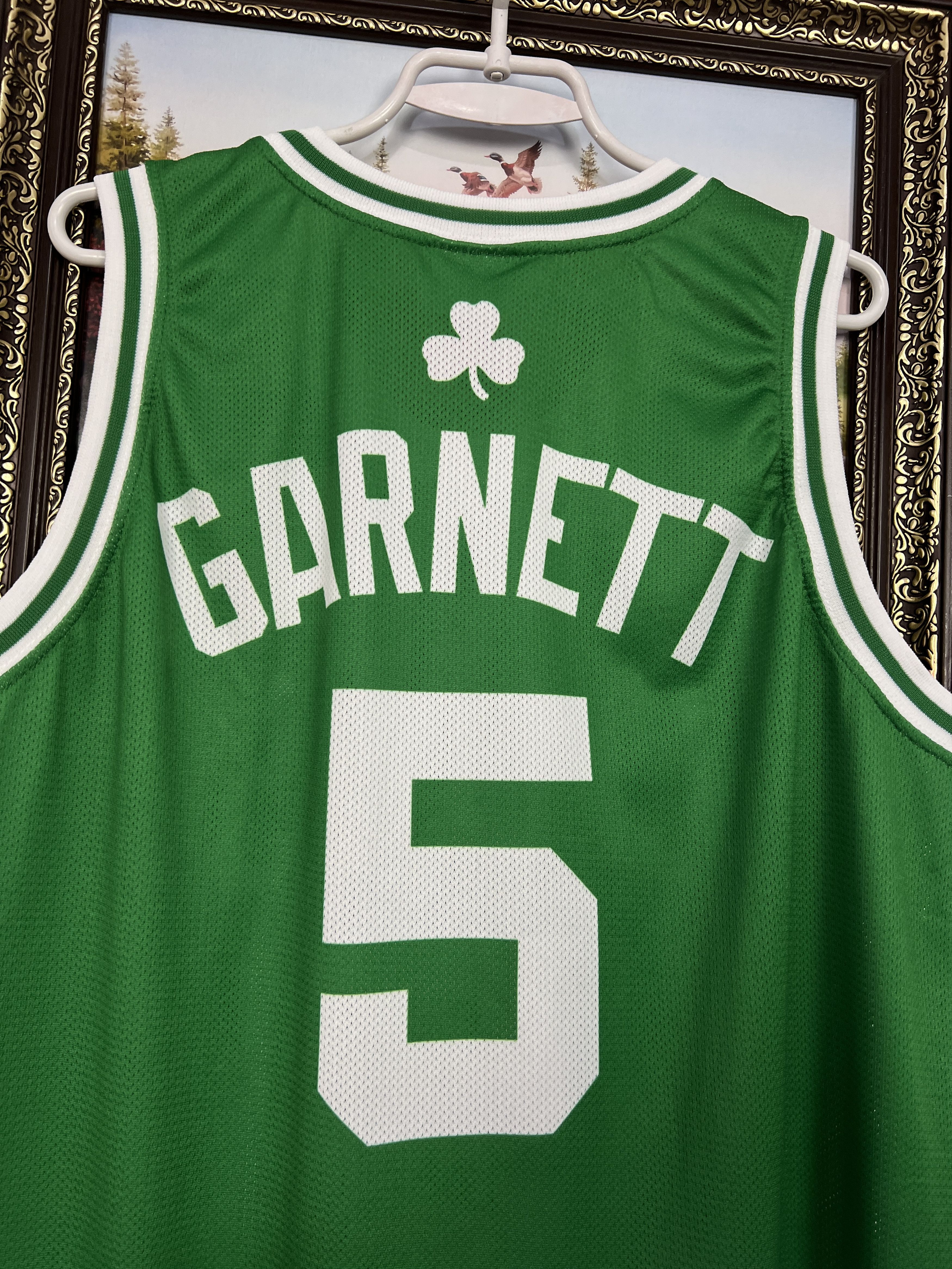 Champion Vintage 90's Garnett Boston Celtics NBA Jersey Trikot Rare Size US L / EU 52-54 / 3 - 10 Thumbnail