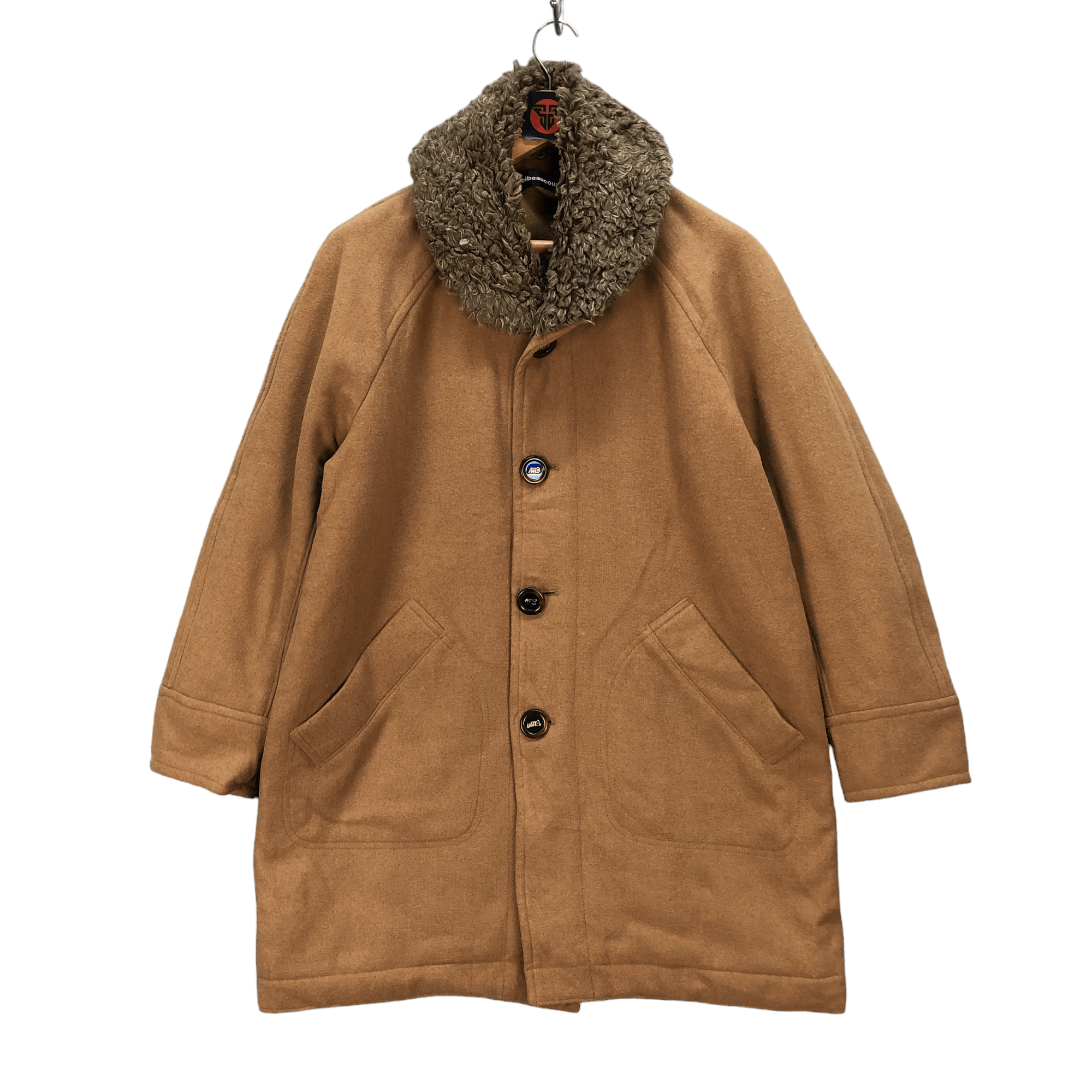 Issey Miyake MERCIBEAUCOUP ISSEY MIYAKE BROWN COAT #6266-57 Size US S / EU 44-46 / 1 - 1 Thumbnail