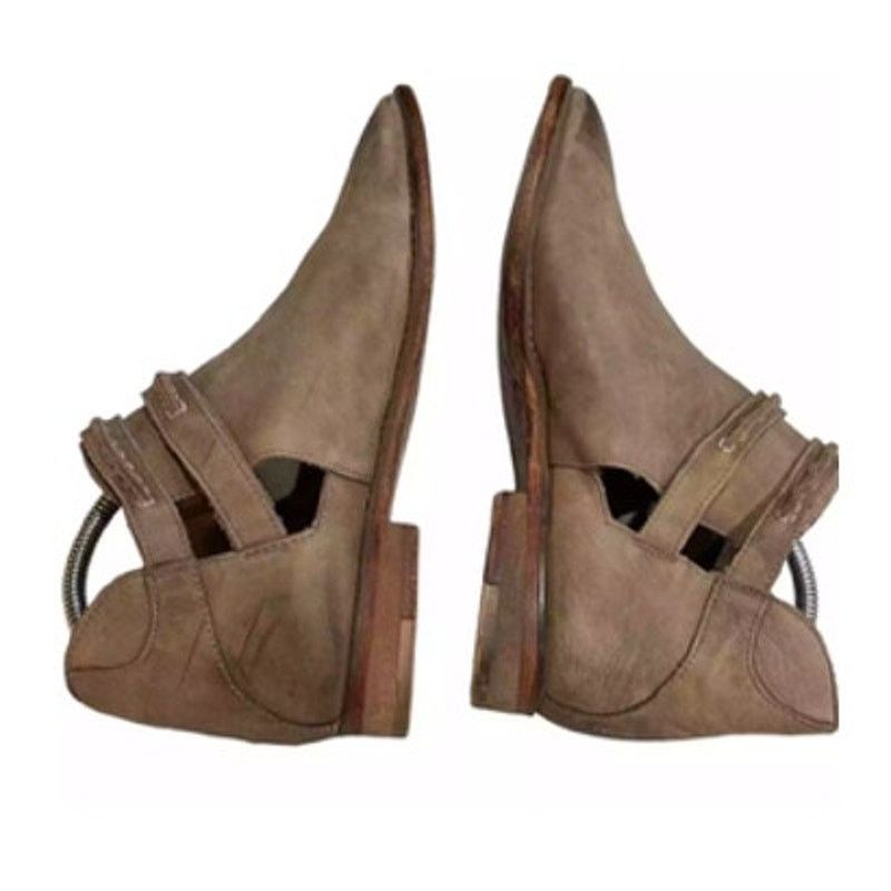 Free People Free People Distressed Braeburn Double Buckle Booties 39 Size US 9 / IT 39 - 3 Thumbnail