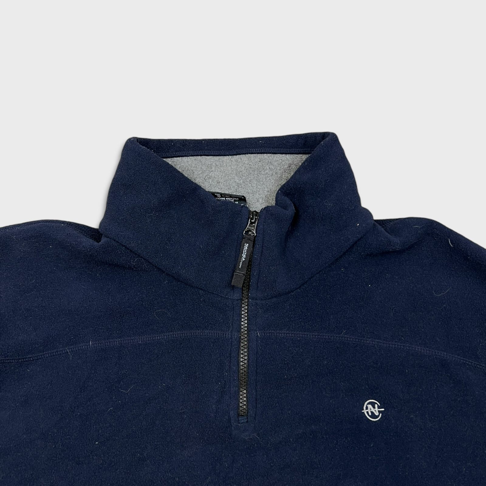 Nautica × Vintage VTG Nautica Competition Fleece 2XL 1/4 Zip Sweatshirt Jacket Size US XXL / EU 58 / 5 - 2 Thumbnail